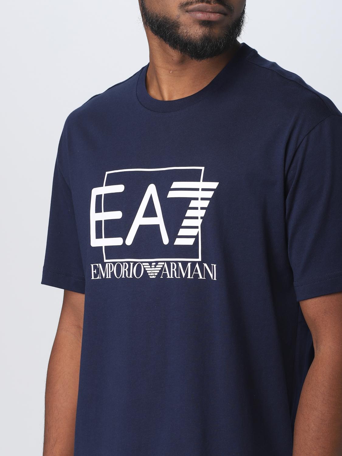 EA7 T-SHIRT: T-shirt men Ea7, Blue - Img 3