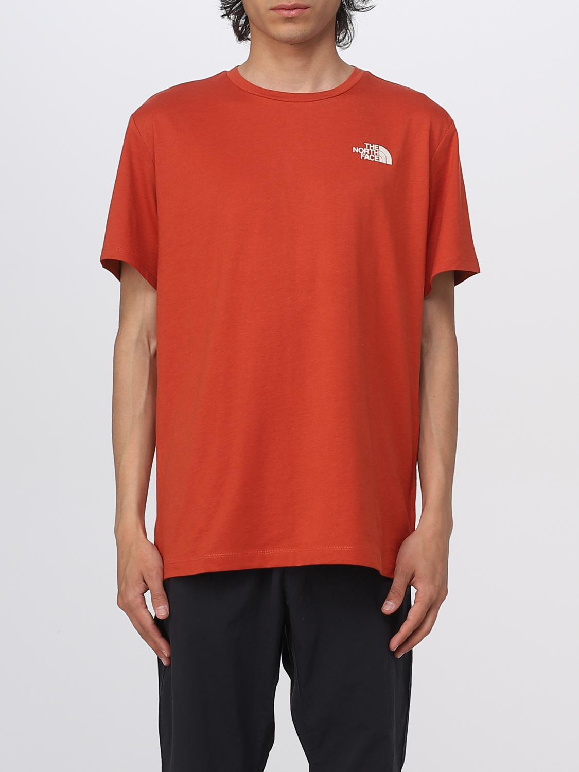 THE NORTH FACE T-SHIRT: T-shirt men The North Face, Orange - Img 1