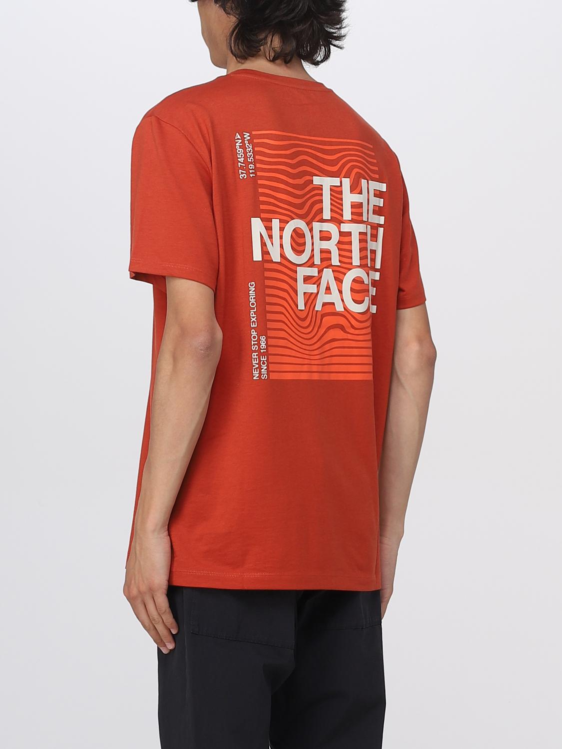 THE NORTH FACE T-SHIRT: T-shirt men The North Face, Orange - Img 2