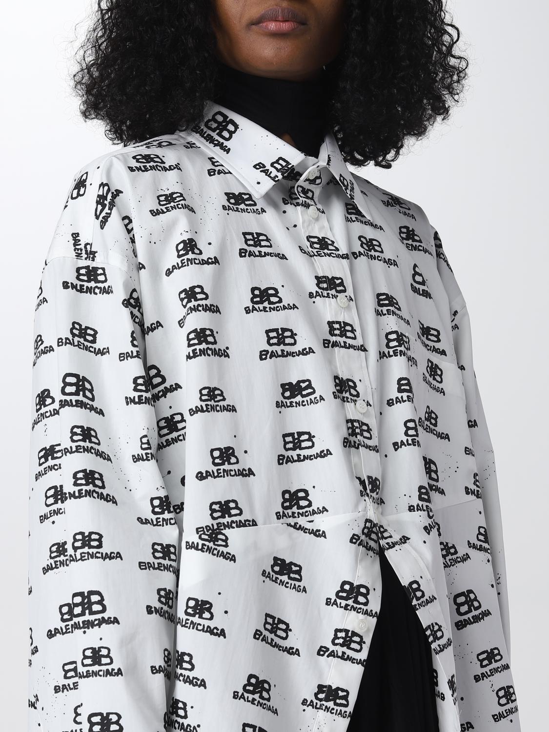 BALENCIAGA CAMISA: Top mujer Balenciaga, Blanco - Img 5