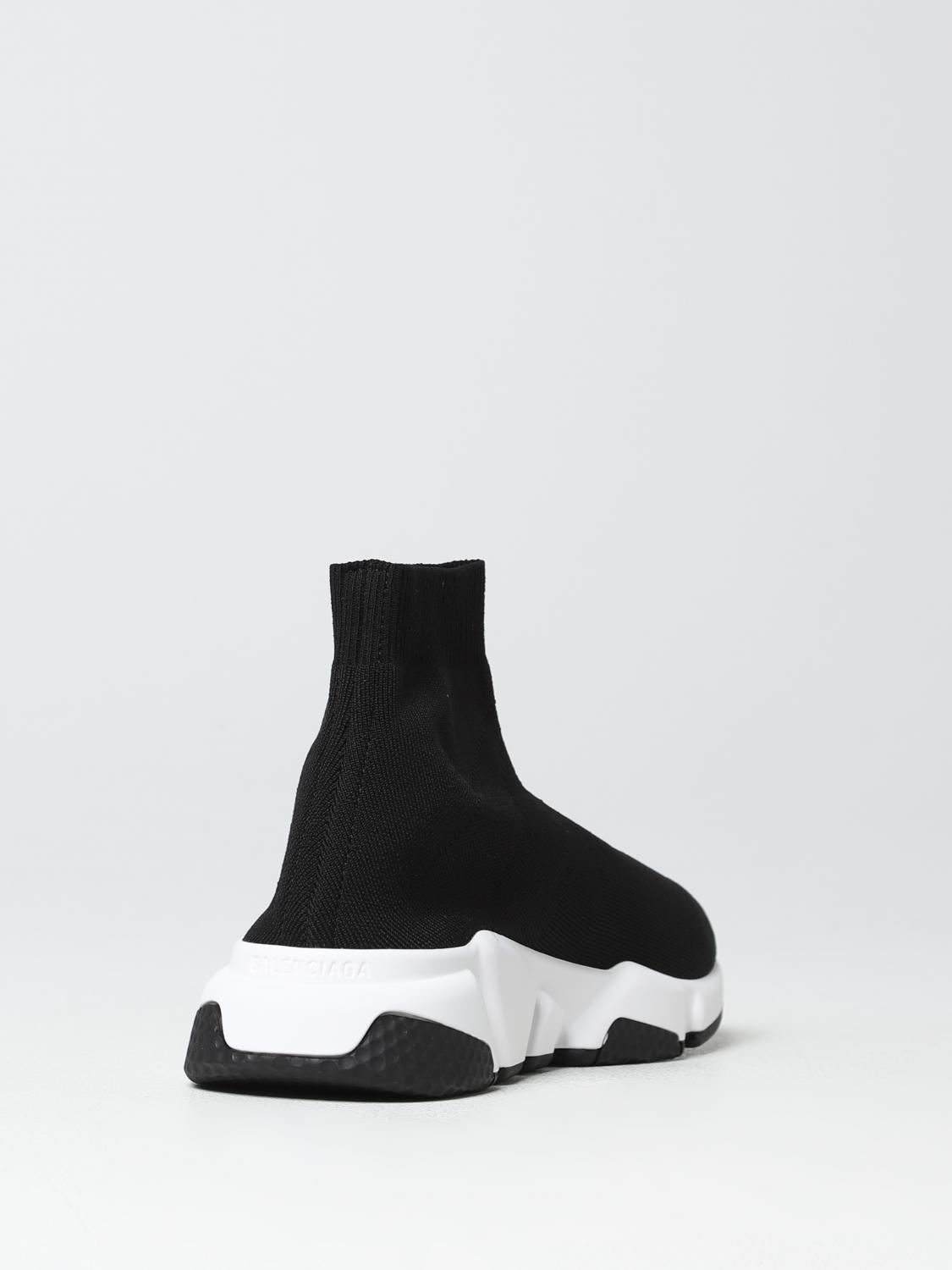 BALENCIAGA SNEAKERS: Balenciaga Speed sneakers in stretch knit, Black - Img 3