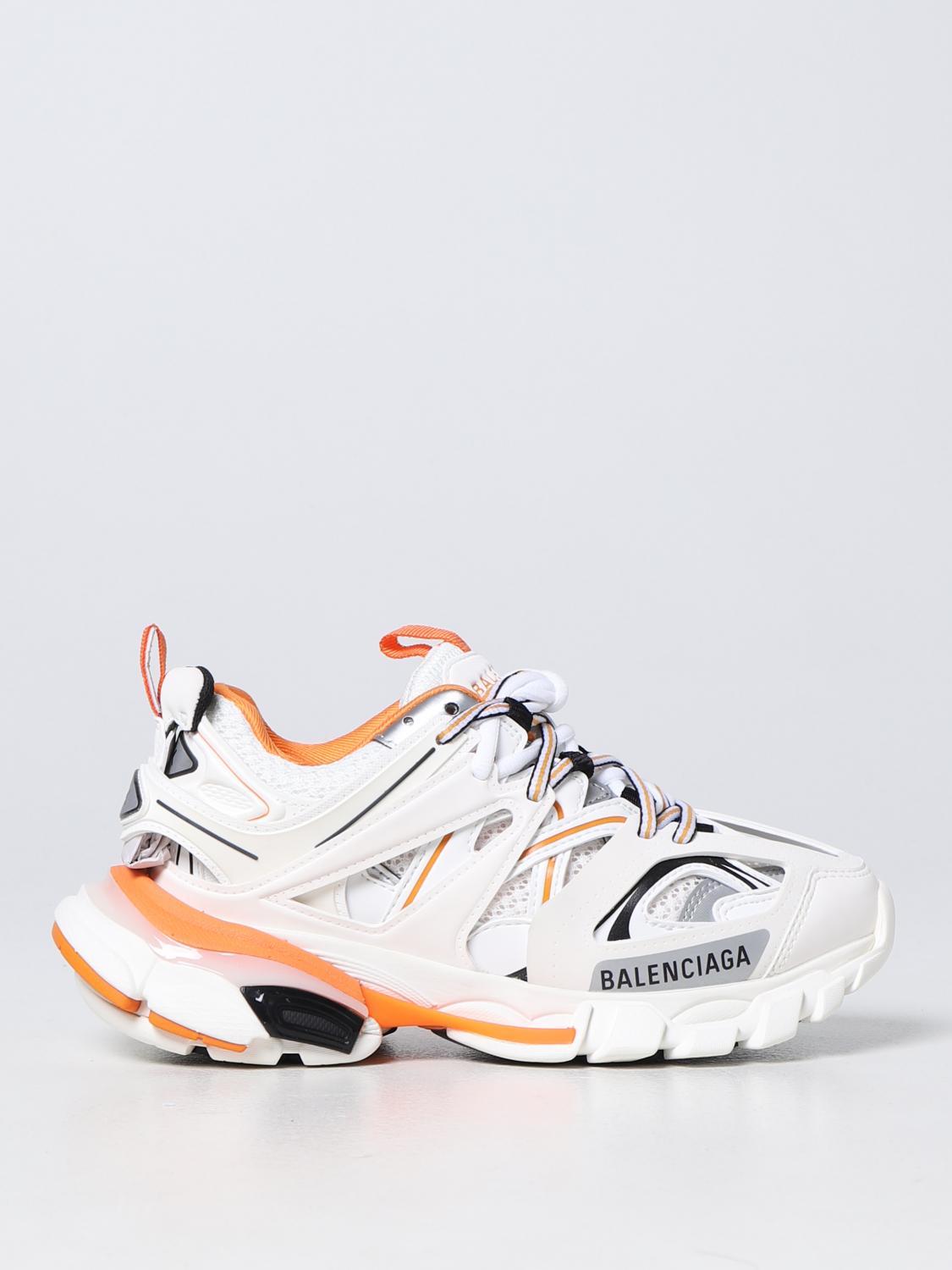 BALENCIAGA SNEAKERS: Balenciaga Track sneakers in mesh and rubber, Beige - Img 1
