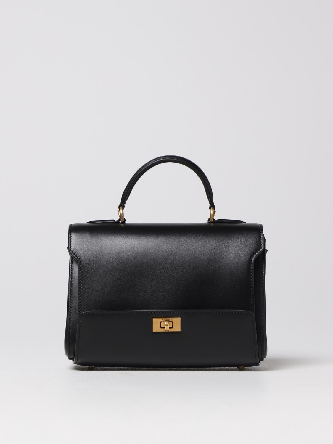 Balenciaga Money ラージハンドバッグ Calfskin BALENCIAGA: Money bag in leather - Black | Balenciaga handbag
