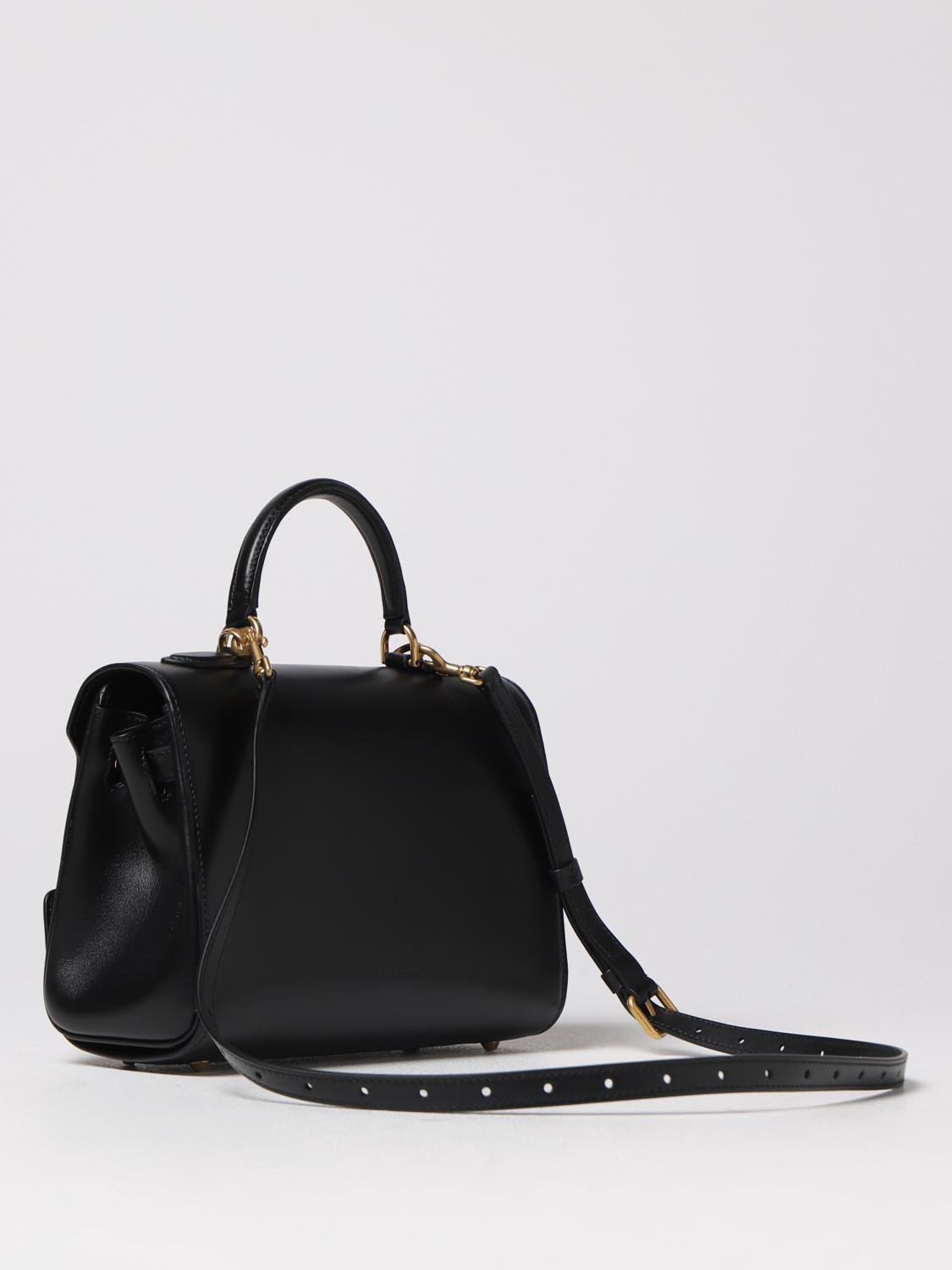 Balenciaga Money bag in leather - Black | 722047210M7 | GIGLIO.COM
