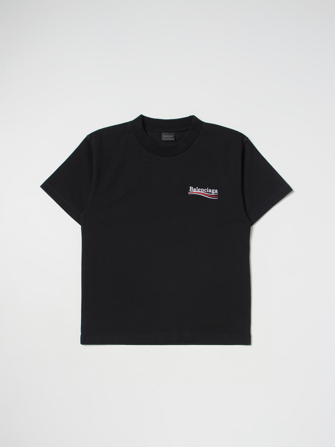 Balenciaga T-shirt kids - Black | 681864TMVE7 | GIGLIO.COM