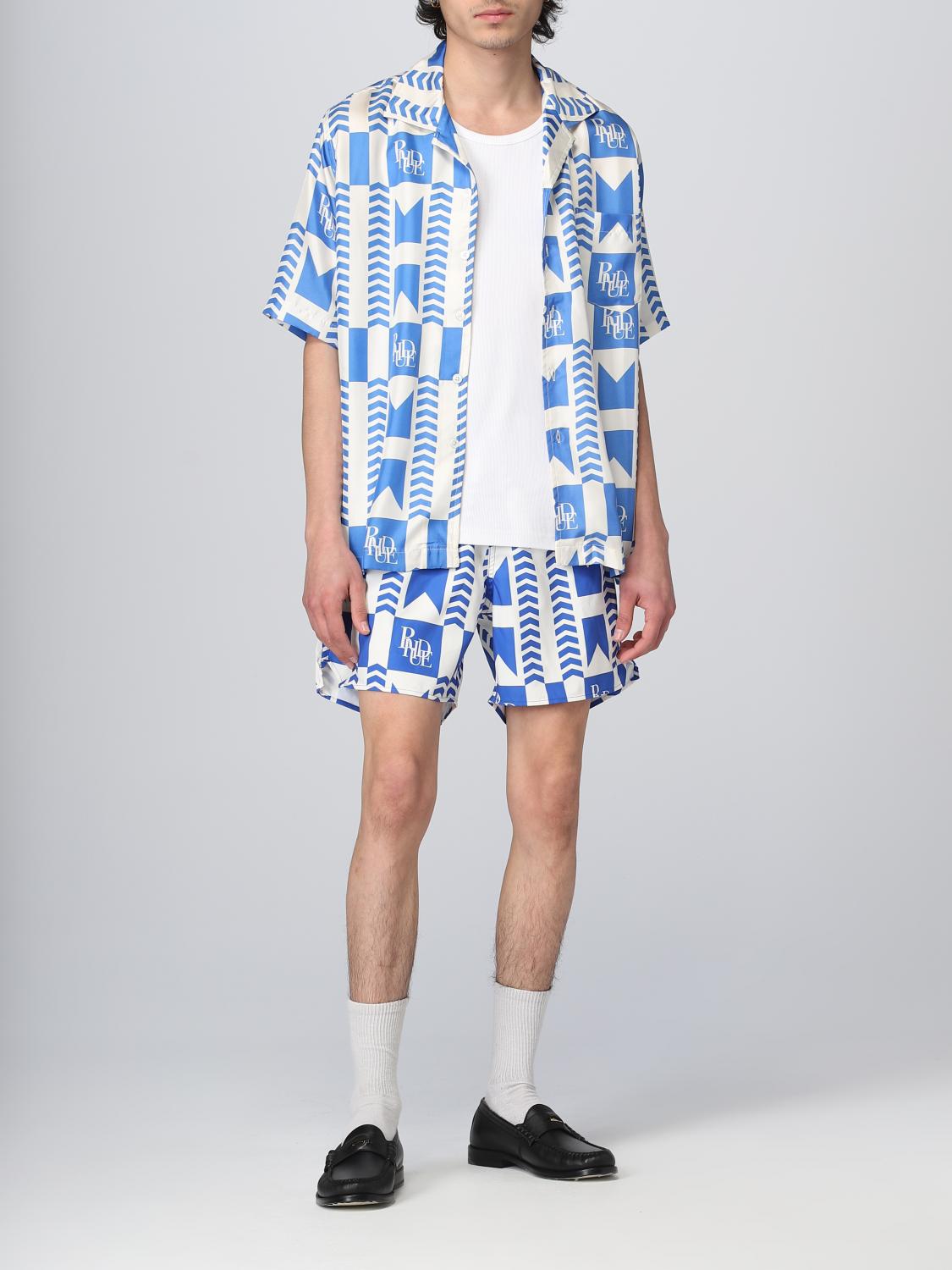 RHUDE SHIRT: Shirt men Rhude, Gnawed Blue - Img 2