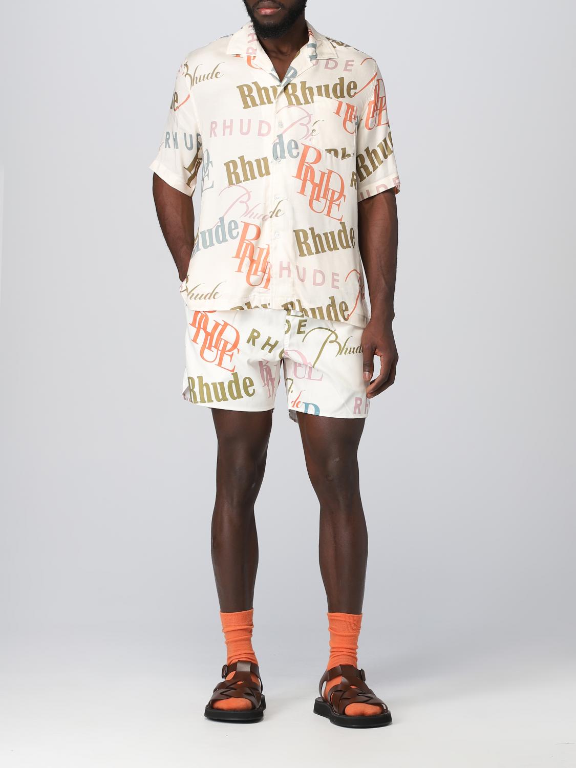 RHUDE シャツ Rhude Shirt men - Yellow Cream | RHPS23SR05092197 | GIGLIO.COM