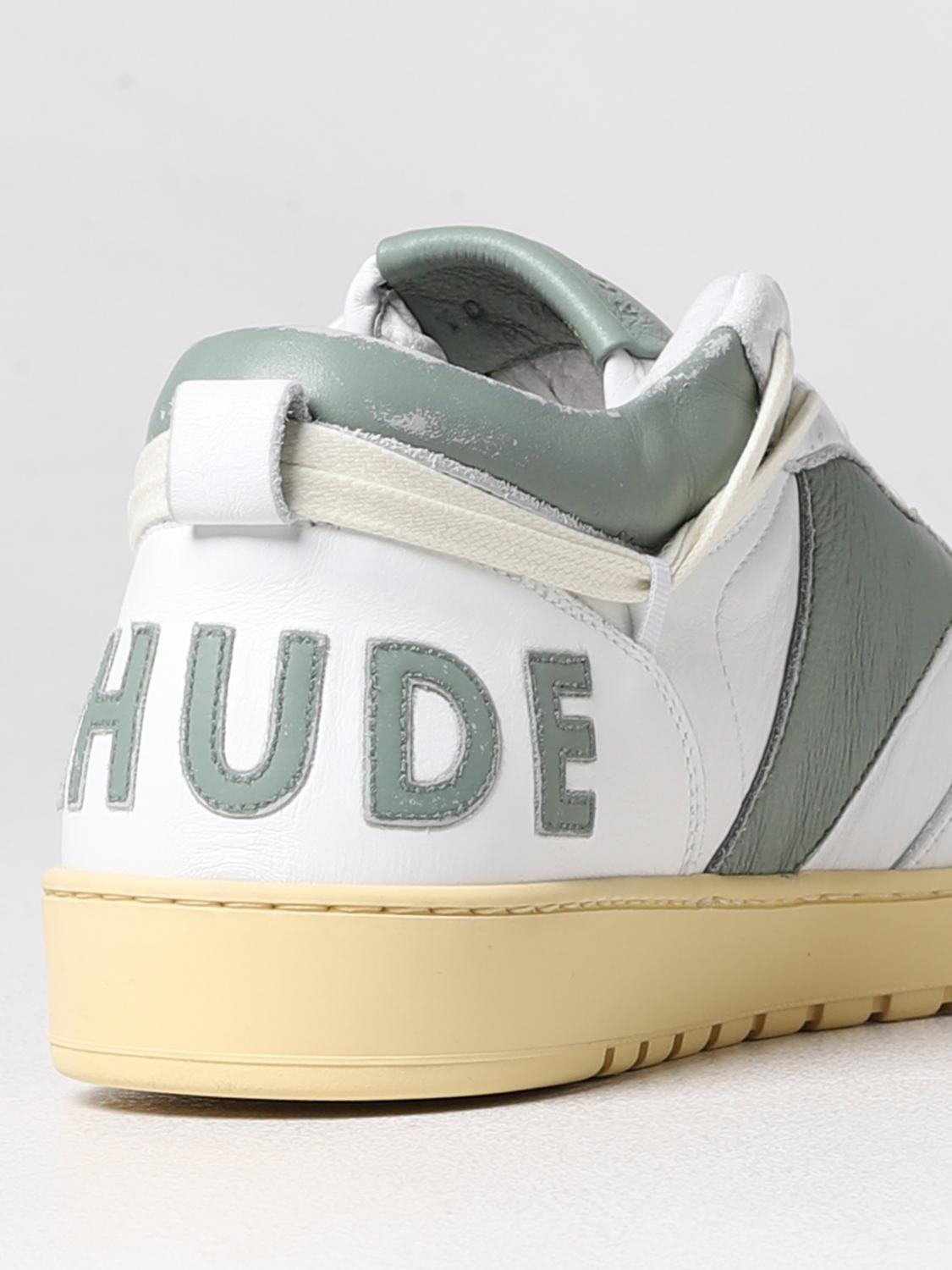 RHUDE BASKETS: Baskets homme Rhude, Vert - Img 3