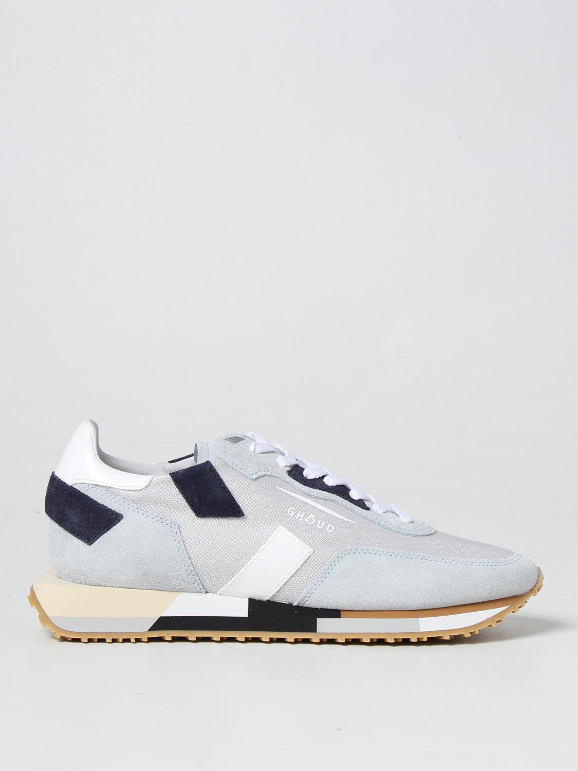 GHOUD SNEAKERS: Sneakers Rush Low Ghoud in suede e mesh, Avion - Img 1