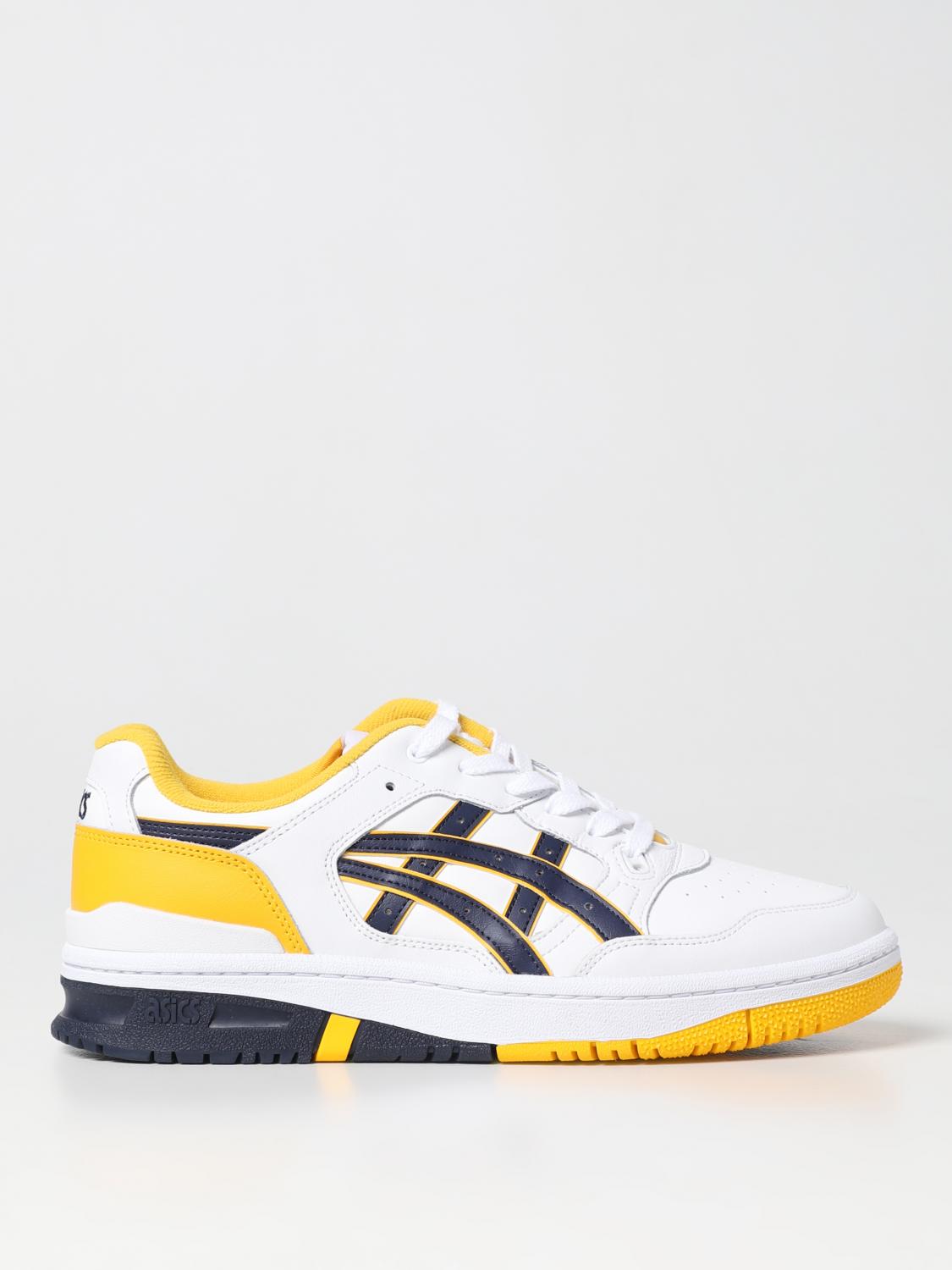 ASICS SNEAKERS: Sneakers EX89 Asics in pelle sintetica, Giallo - Img 1