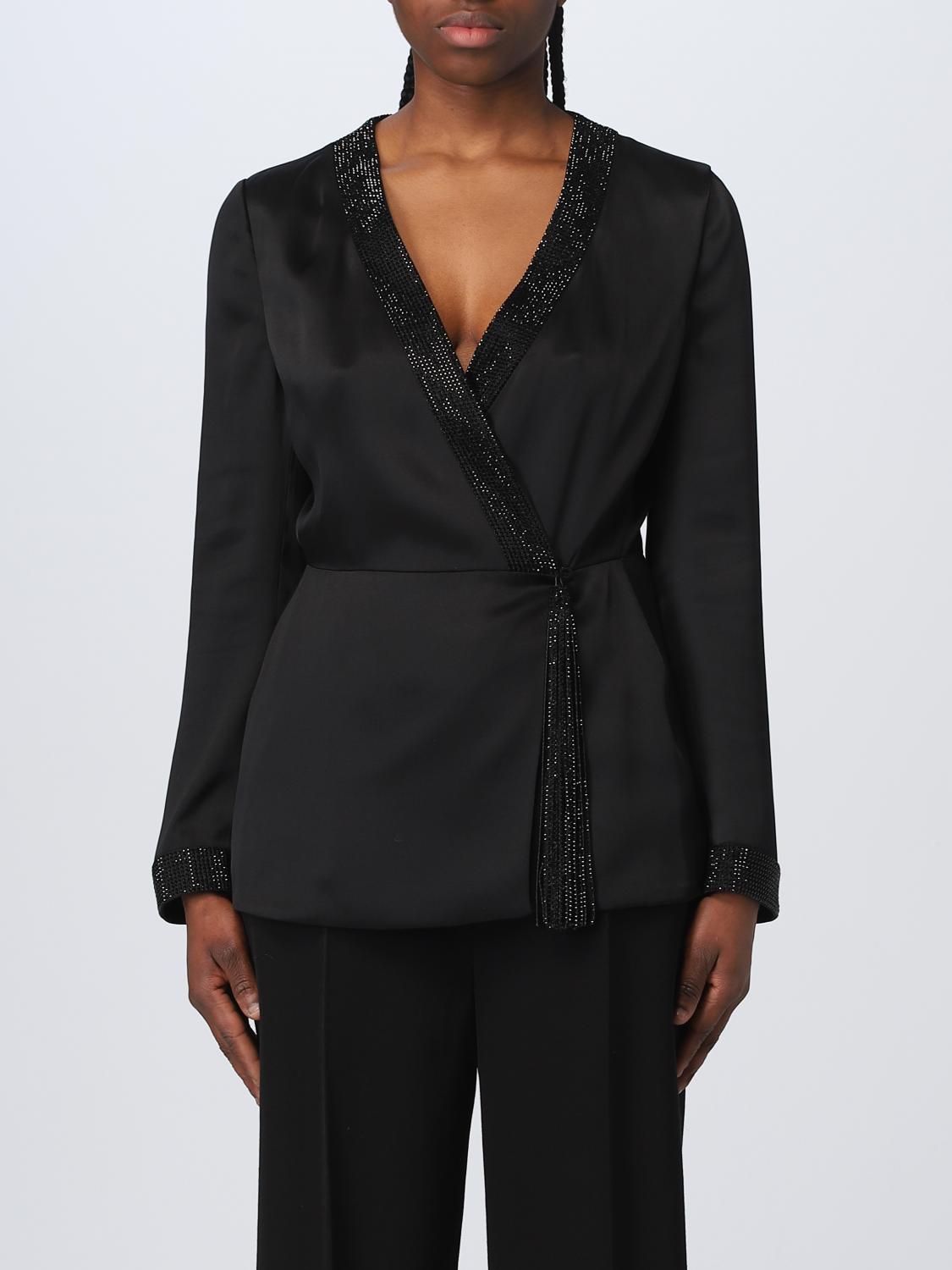 GIORGIO ARMANI BLAZER: Blazer donna Giorgio Armani, Nero - Img 1