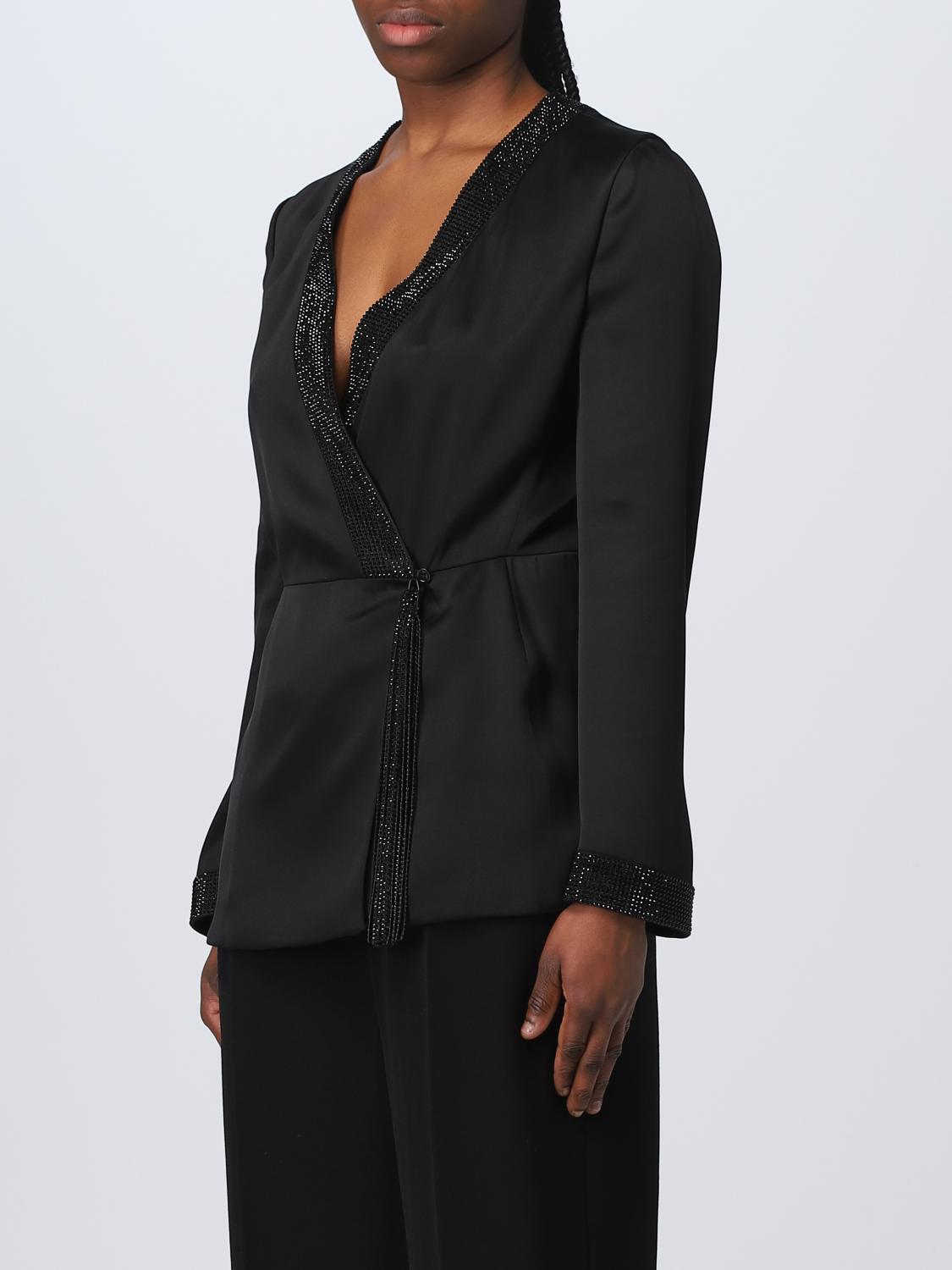 GIORGIO ARMANI BLAZER: Blazer donna Giorgio Armani, Nero - Img 4