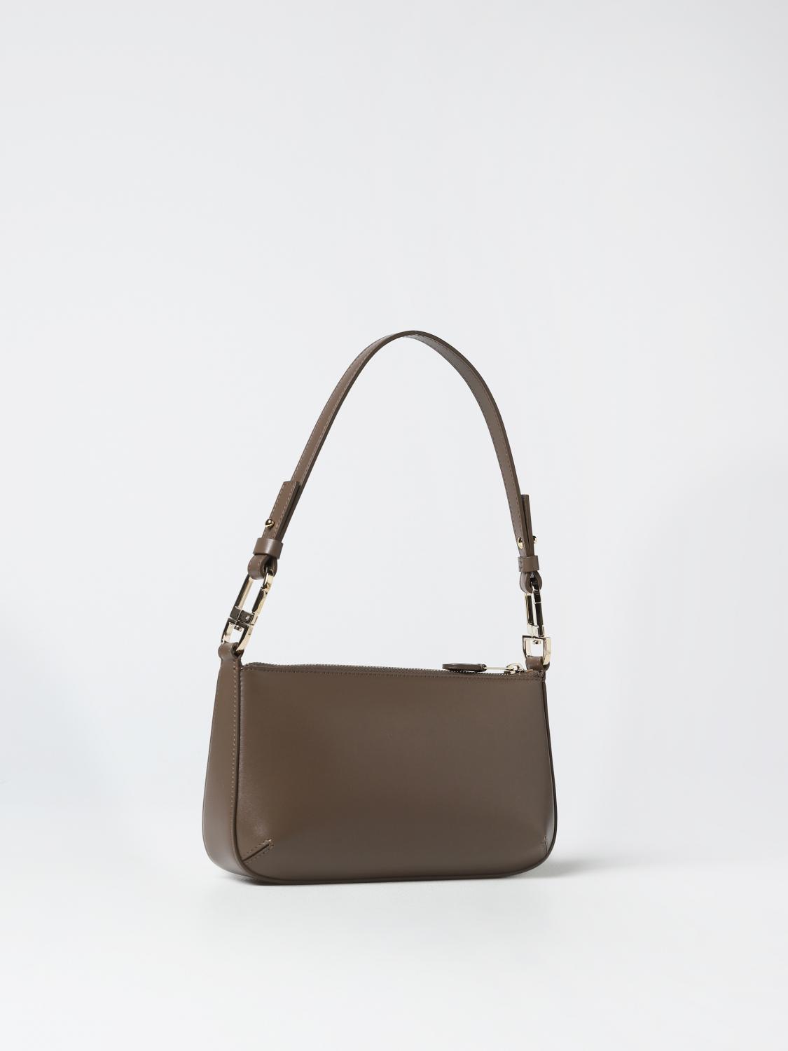 GIORGIO ARMANI BORSA A SPALLA: Borsa Giorgio Armani in pelle, Tortora - Img 2
