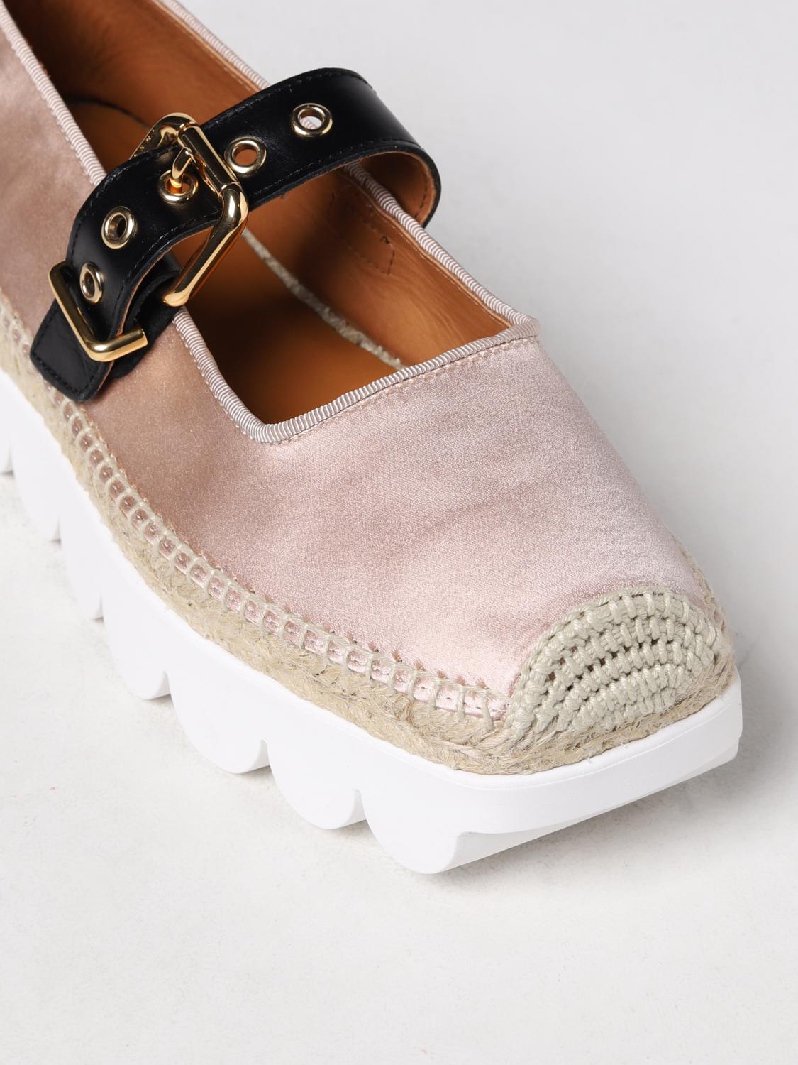 フラットシューズ MARNI Woman Espadrilles Pink MJMS006406P5125 00C24 Marni Outlet: espadrilles in canvas - Pink | Marni