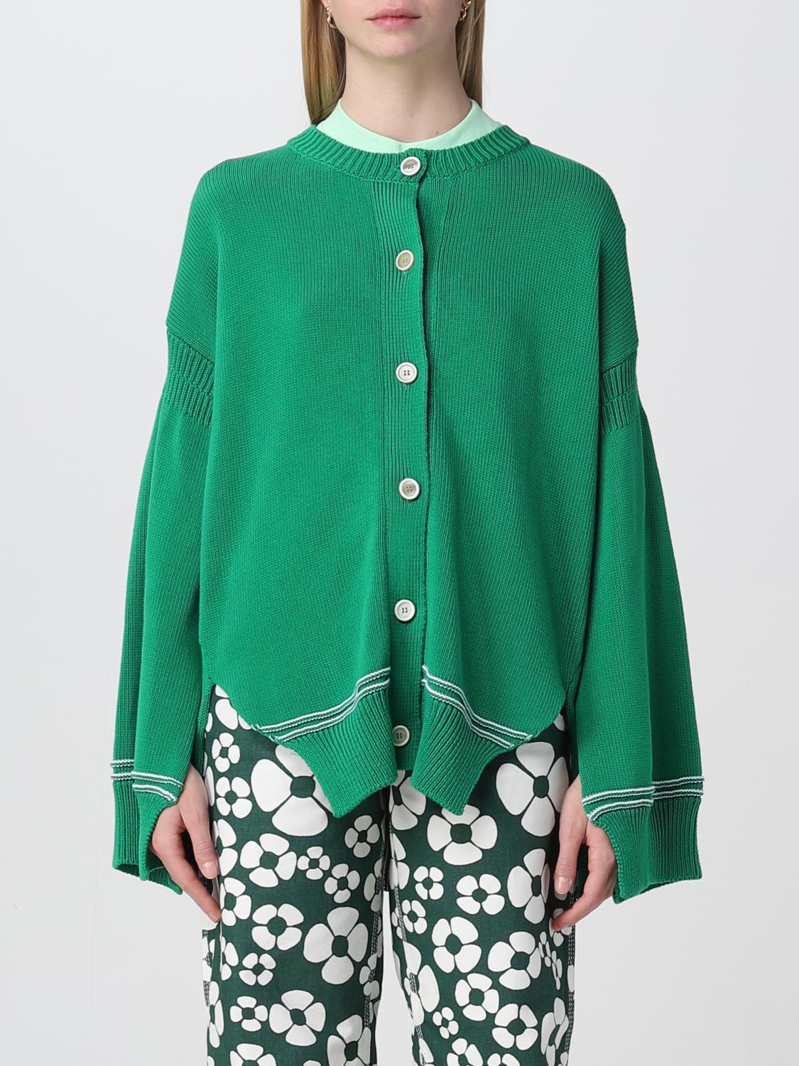 MARNI CARDIGAN: Pull femme Marni, Vert - Img 1
