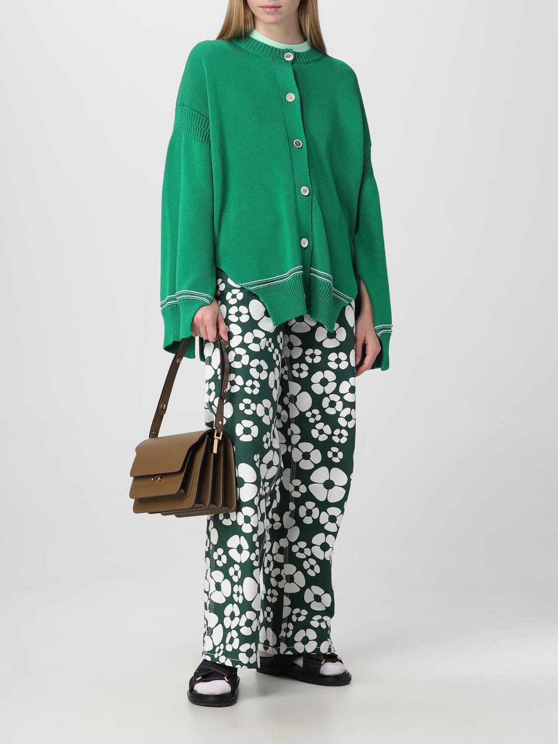 MARNI CARDIGAN: Pull femme Marni, Vert - Img 2