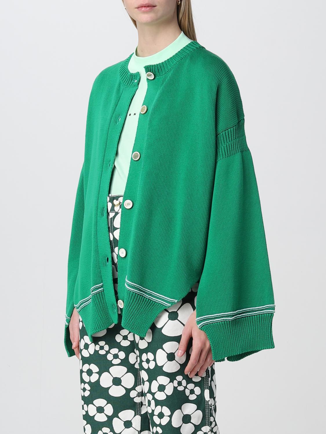 MARNI CARDIGAN: Pull femme Marni, Vert - Img 4