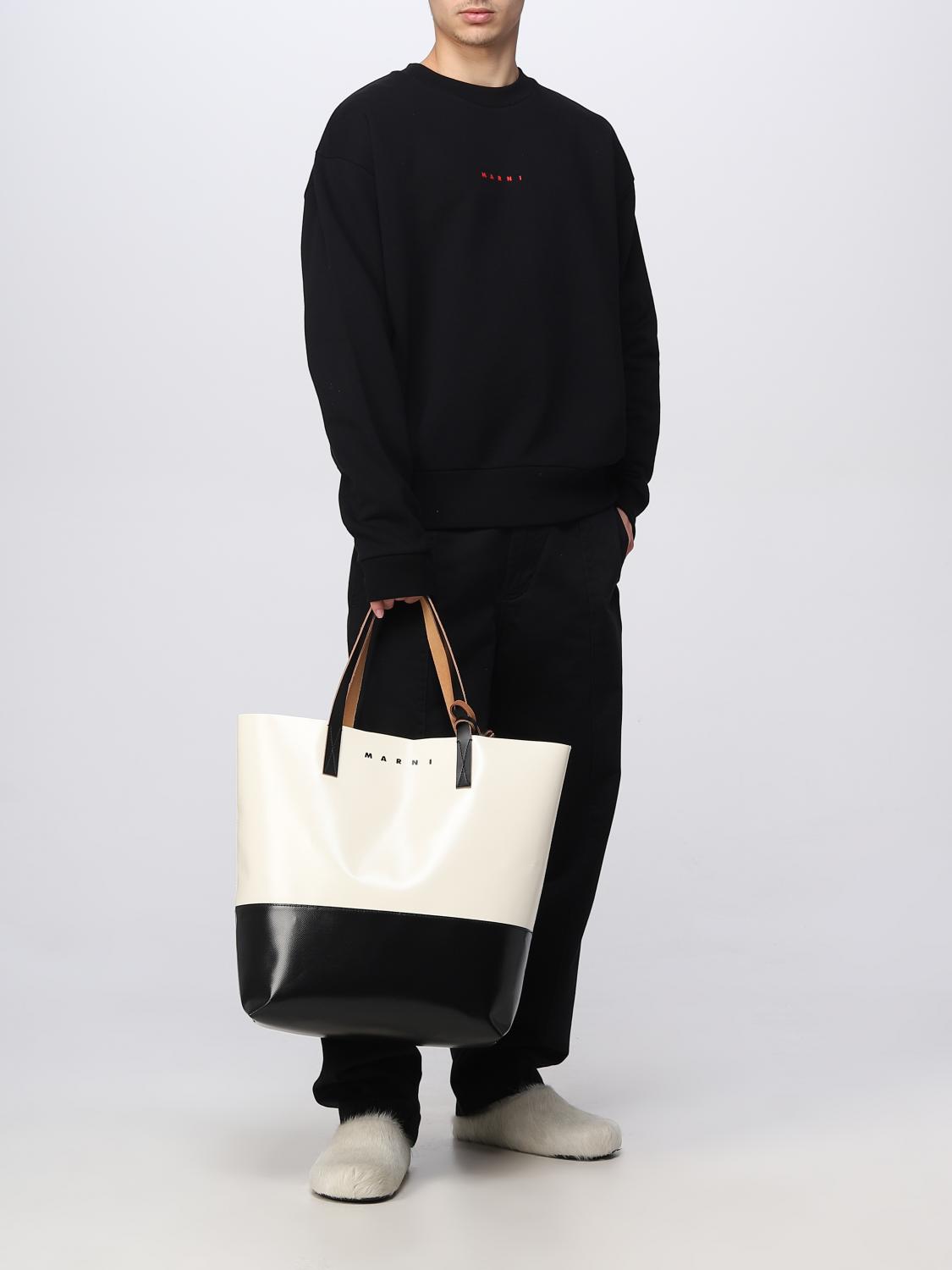 MARNI BORSA: Borsa Tribeca Marni in PVC, Bianco - Img 2