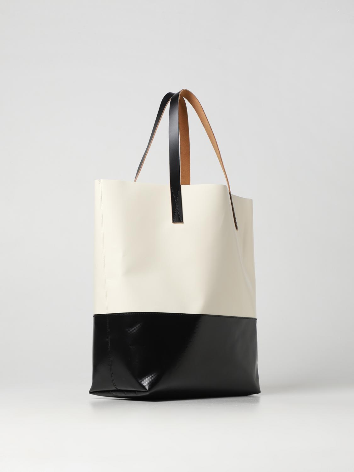 MARNI BORSA: Borsa Tribeca Marni in PVC, Bianco - Img 3