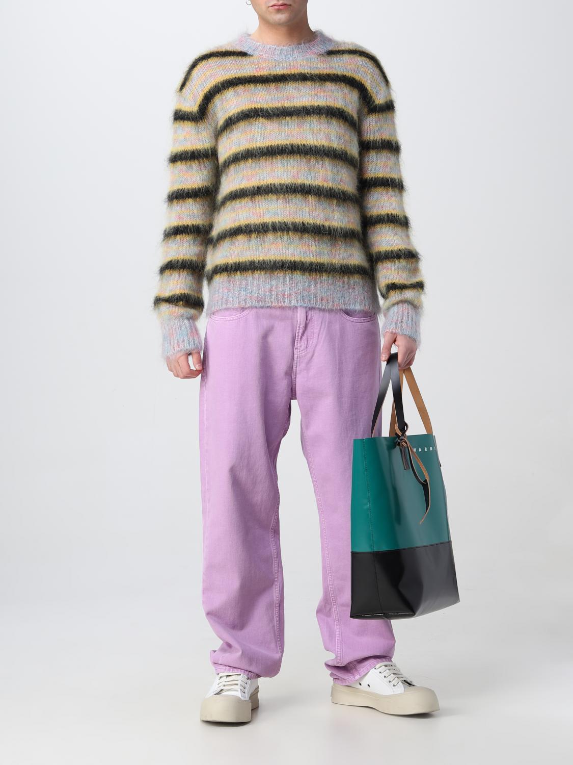 MARNI BORSA: Borsa Tribeca Marni in PVC, Verde - Img 2