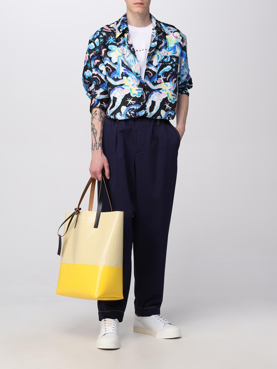 MARNI BORSA: Borsa Tribeca Marni in PVC, Rosso - Img 2