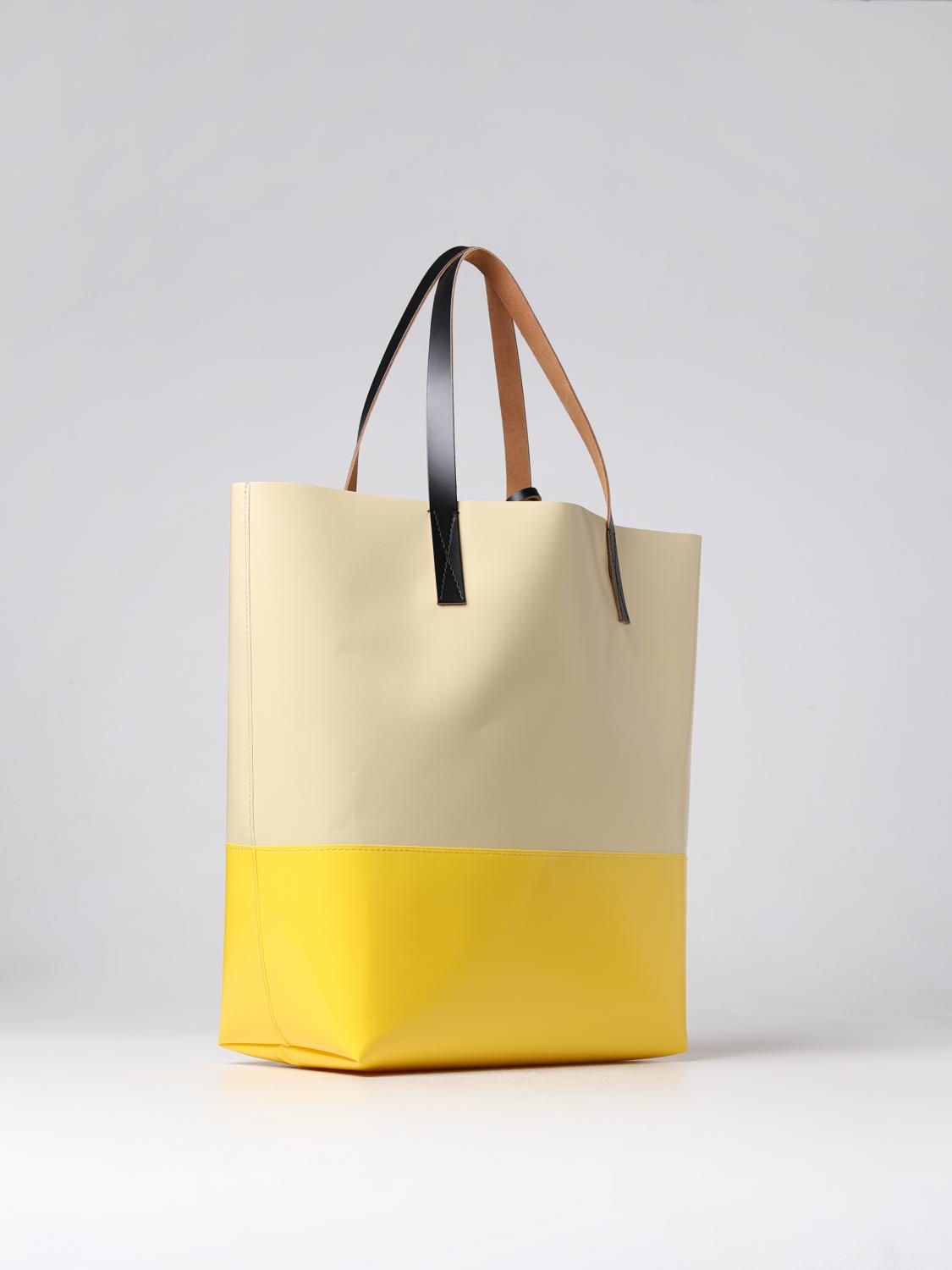 MARNI BORSA: Borsa Tribeca Marni in PVC, Rosso - Img 3