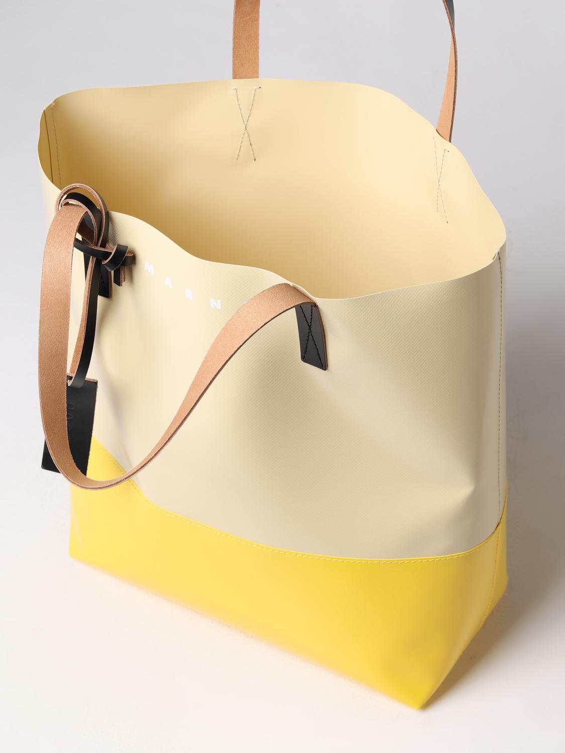 MARNI BORSA: Borsa Tribeca Marni in PVC, Rosso - Img 5