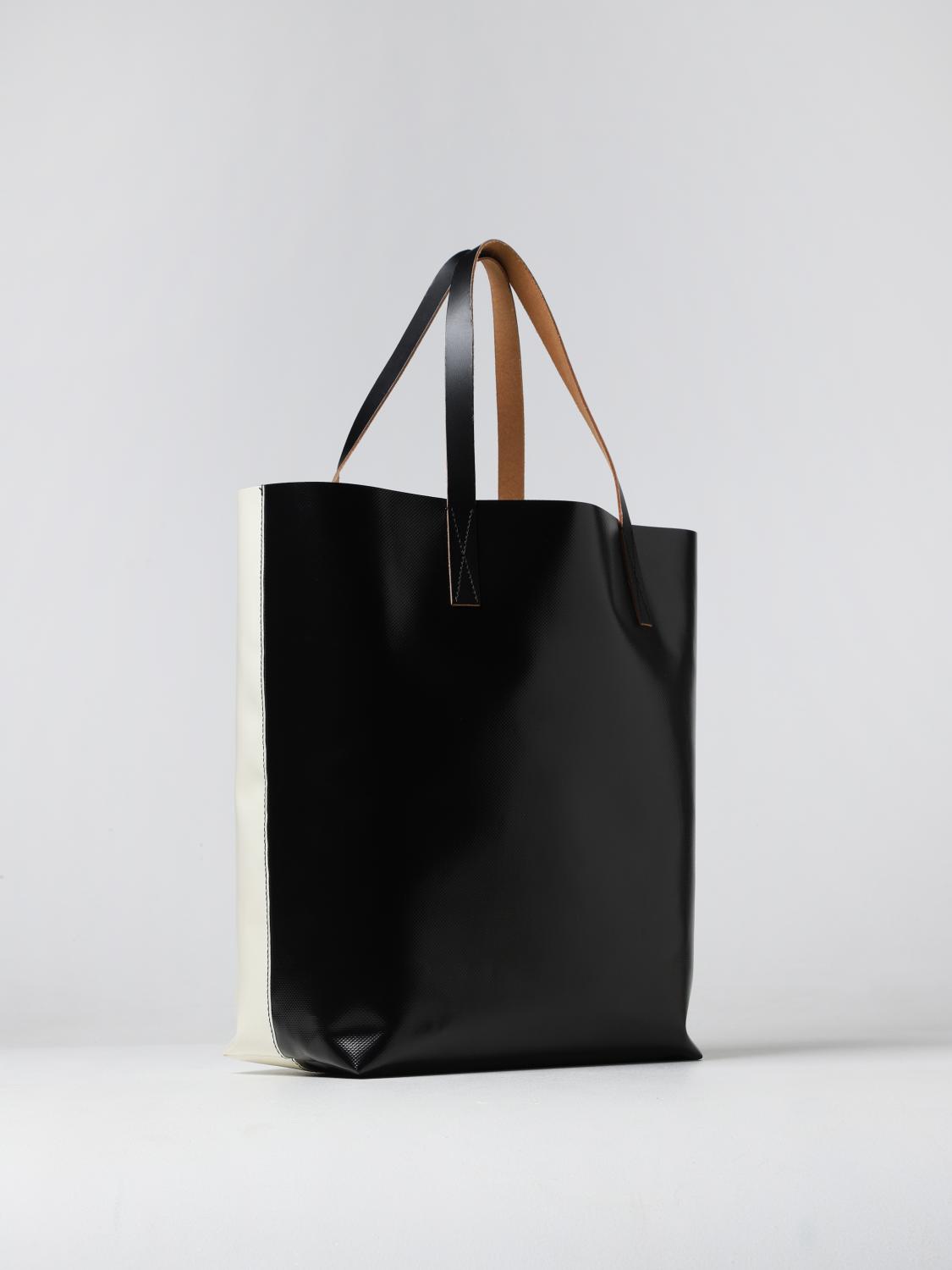 MARNI BAG: Marni Tribeca bag in PVC, White - Img 3