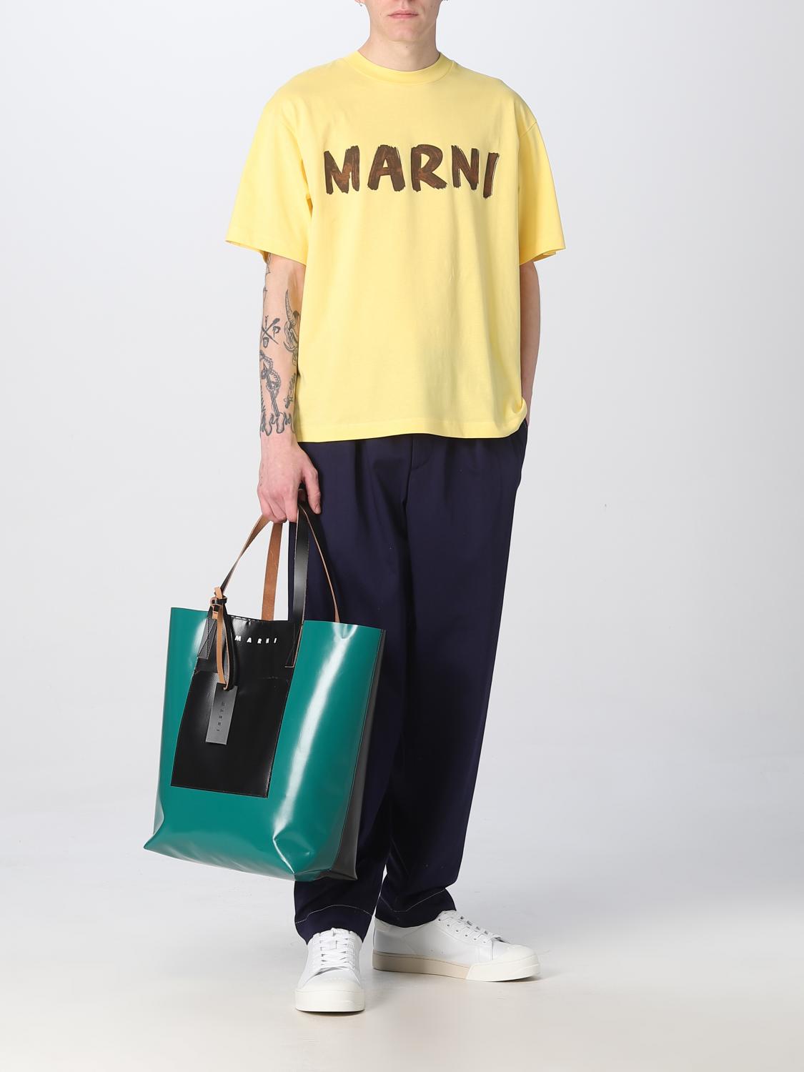 MARNI BORSA: Borsa Tribeca Marni in Pvc, Verde - Img 2