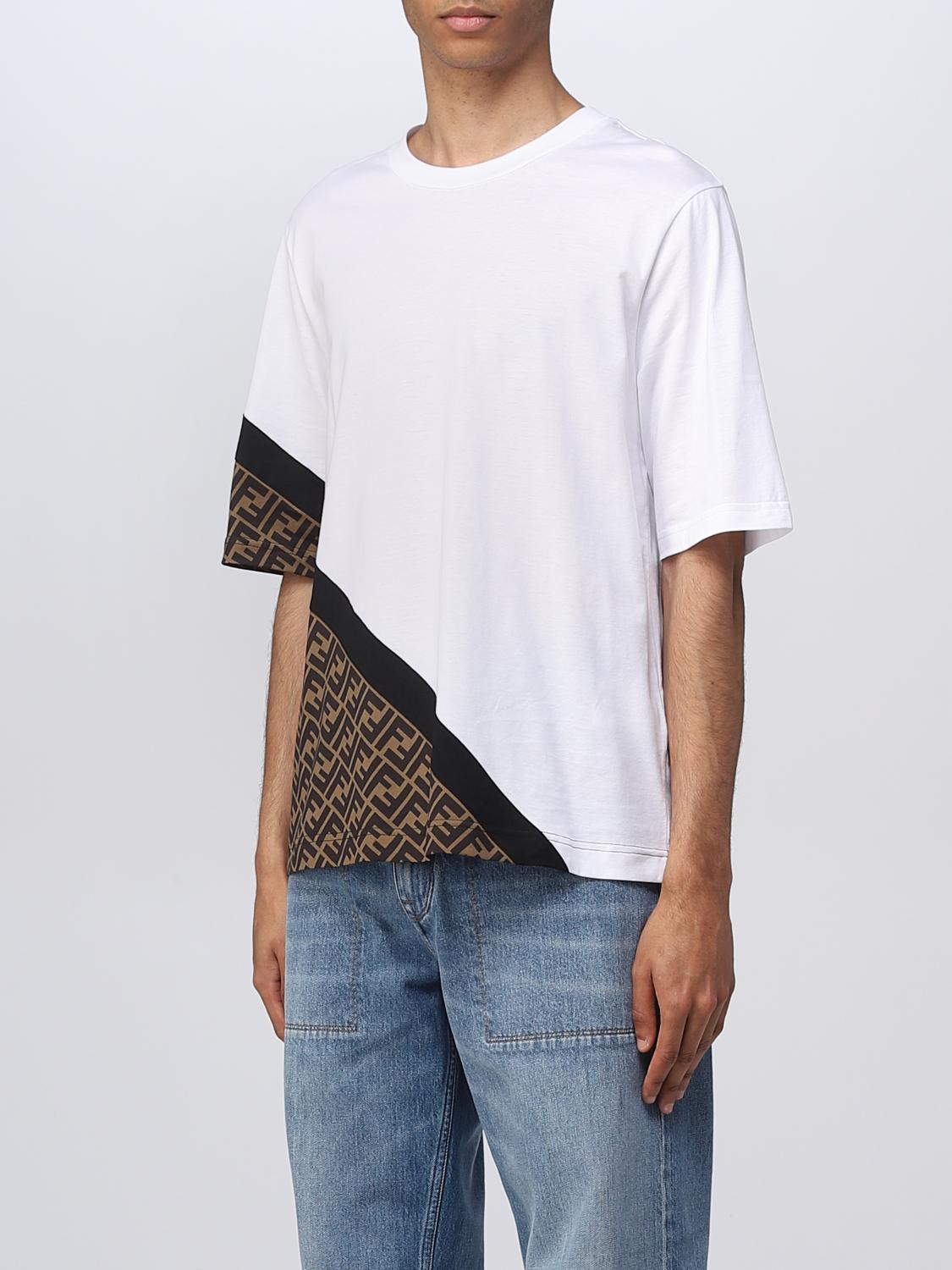 FENDI 半袖 2024新作春夏FENDIフェンディtシャツメンズコピーカジュアルな