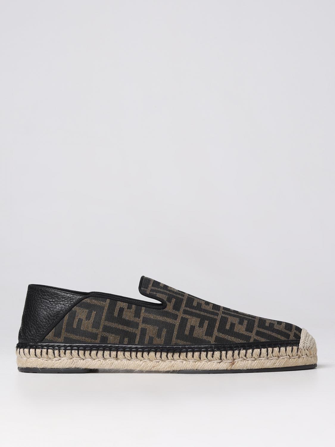Fendi espadrilles with all-over monogram - Black | 7P1359AAWB