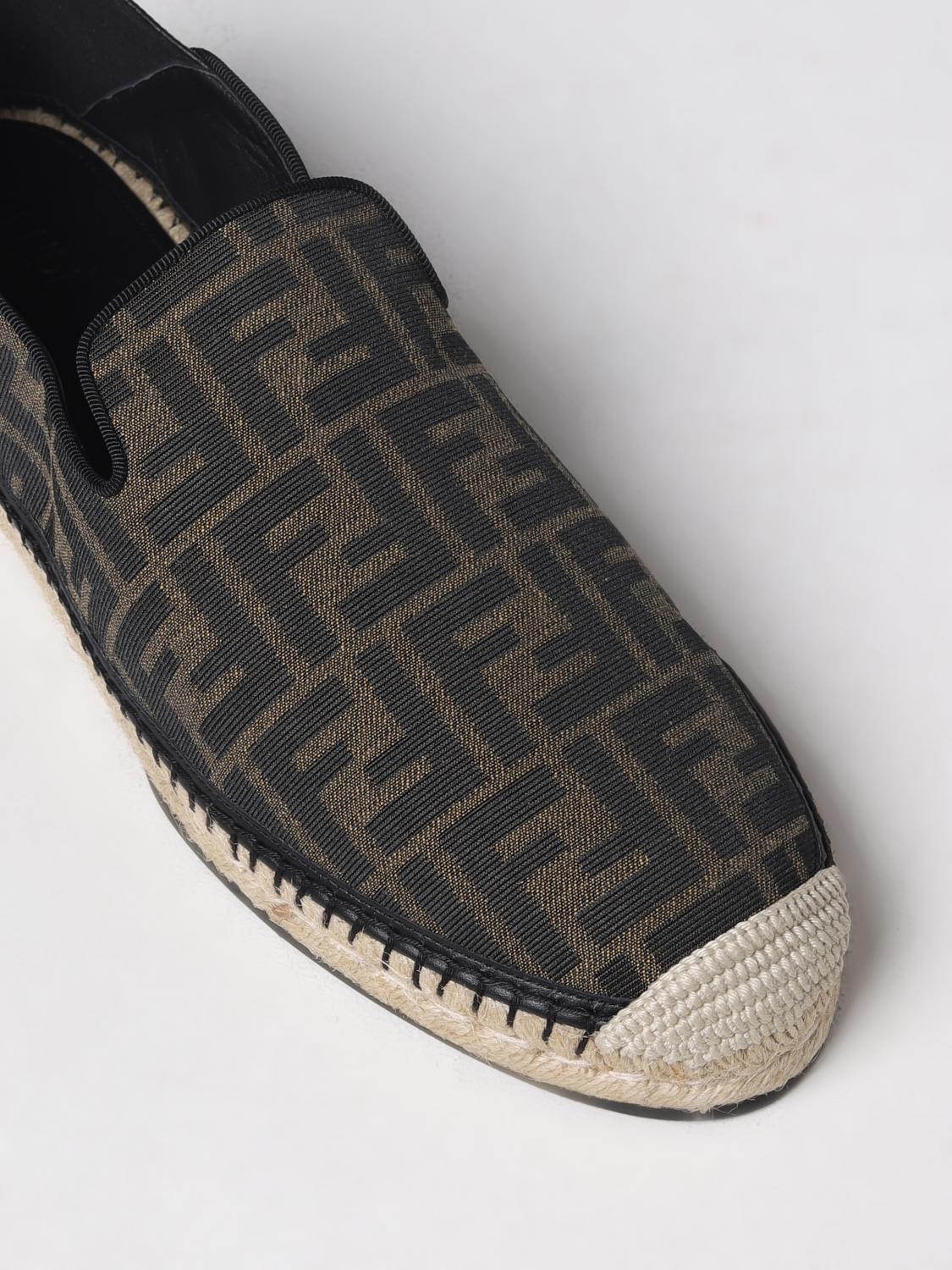 Fendi espadrilles with all-over monogram - Black | 7P1359AAWB