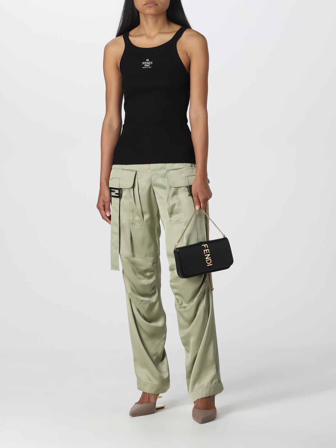 FENDI MINITASCHE: Schultertasche damen Fendi, Schwarz - Img 2