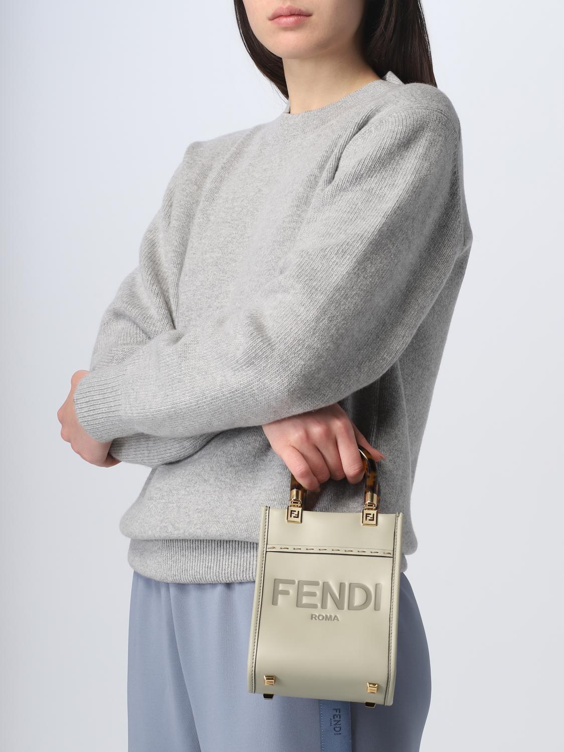 FENDI 迷你包: 肩包 女士 Fendi, 绿色 - Img 2
