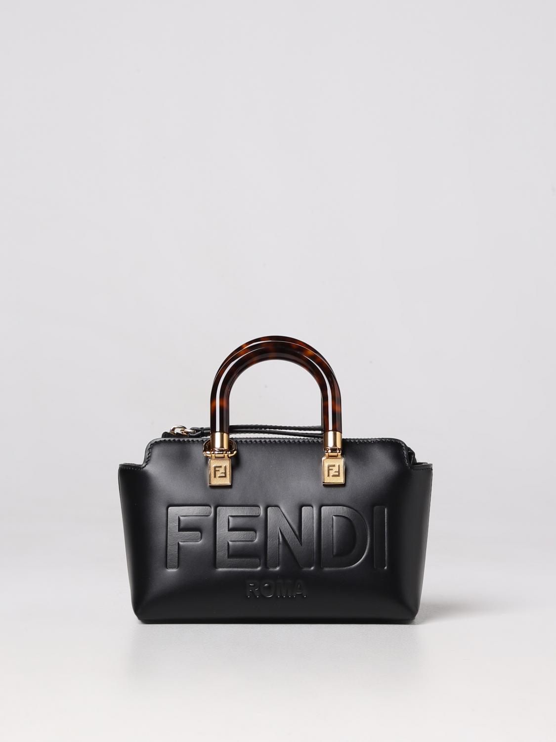 Fendi by The Way bag in smooth leather - Black | 8BS067ABVL
