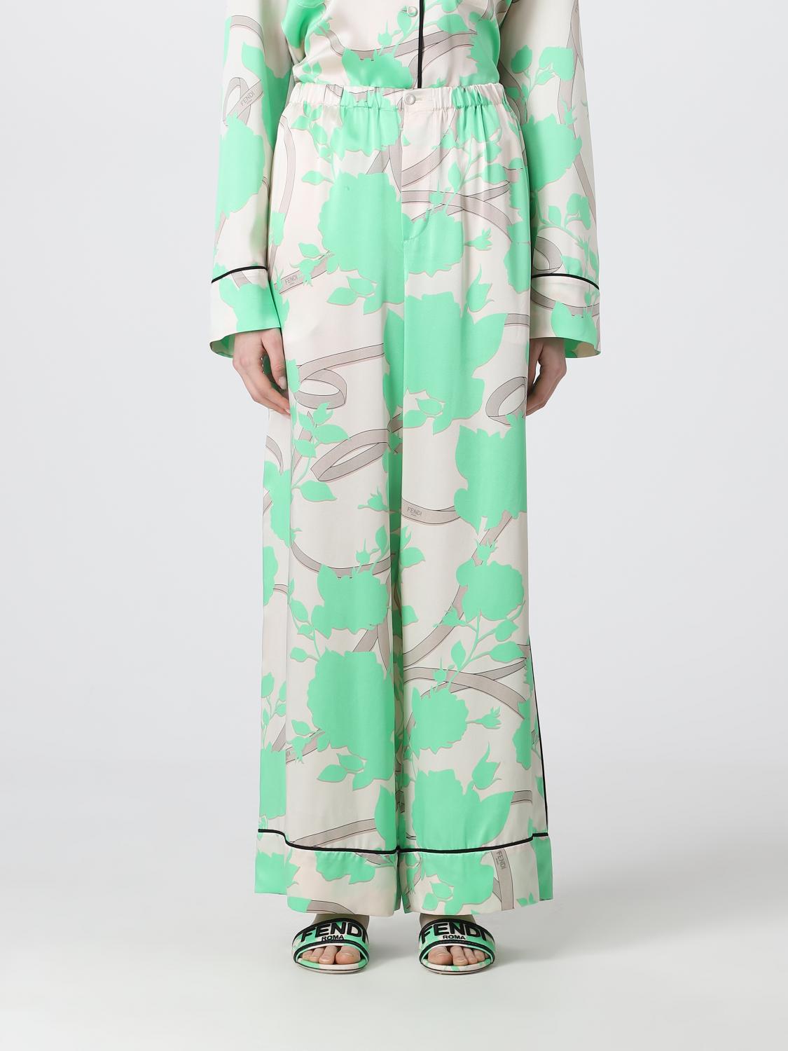 Fendi satin suit - Green | FE5096ANQU | GIGLIO.COM