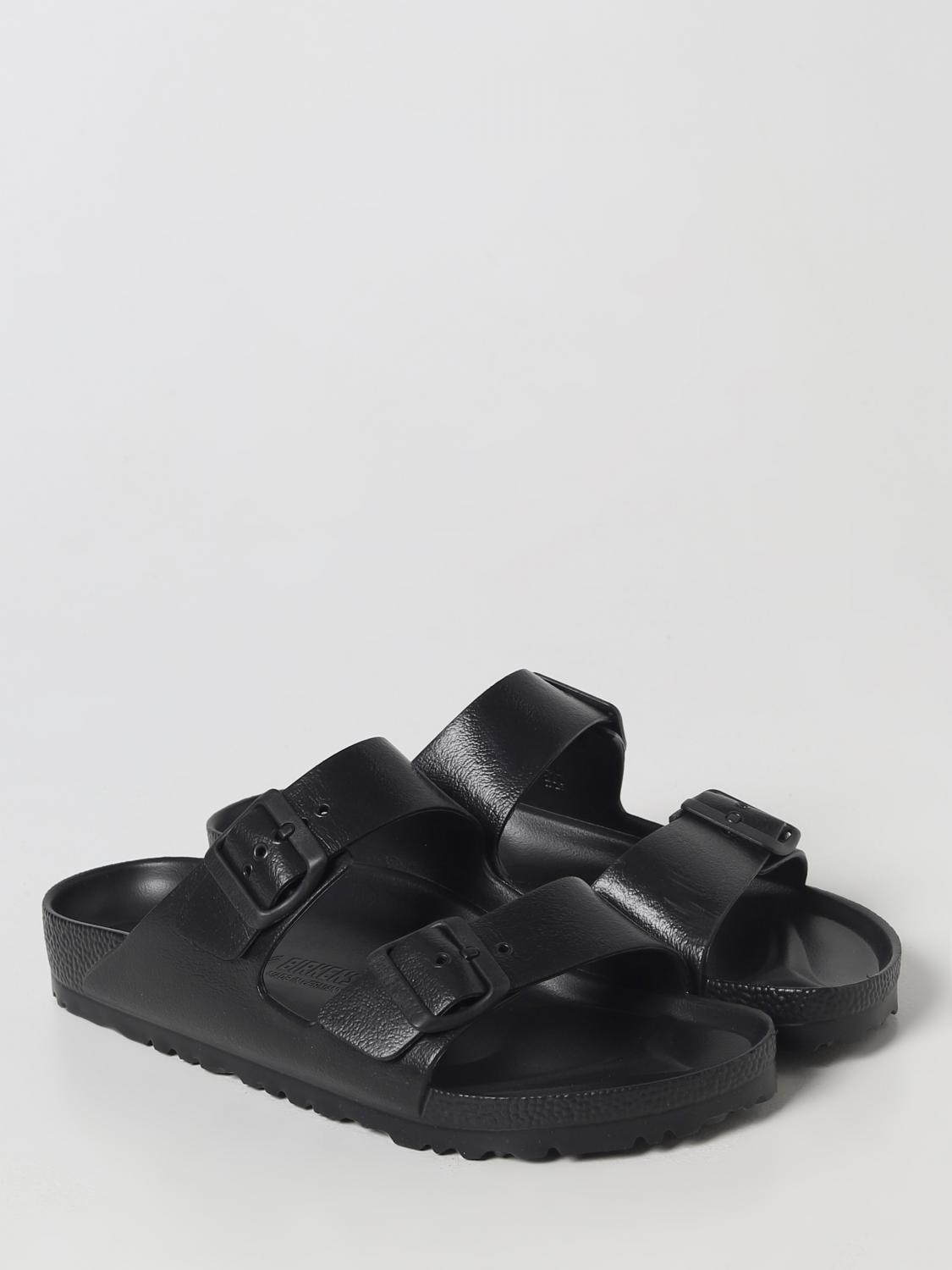 BIRKENSTOCK FLACHE SANDALEN: Schuhe damen Birkenstock, Schwarz - Img 2