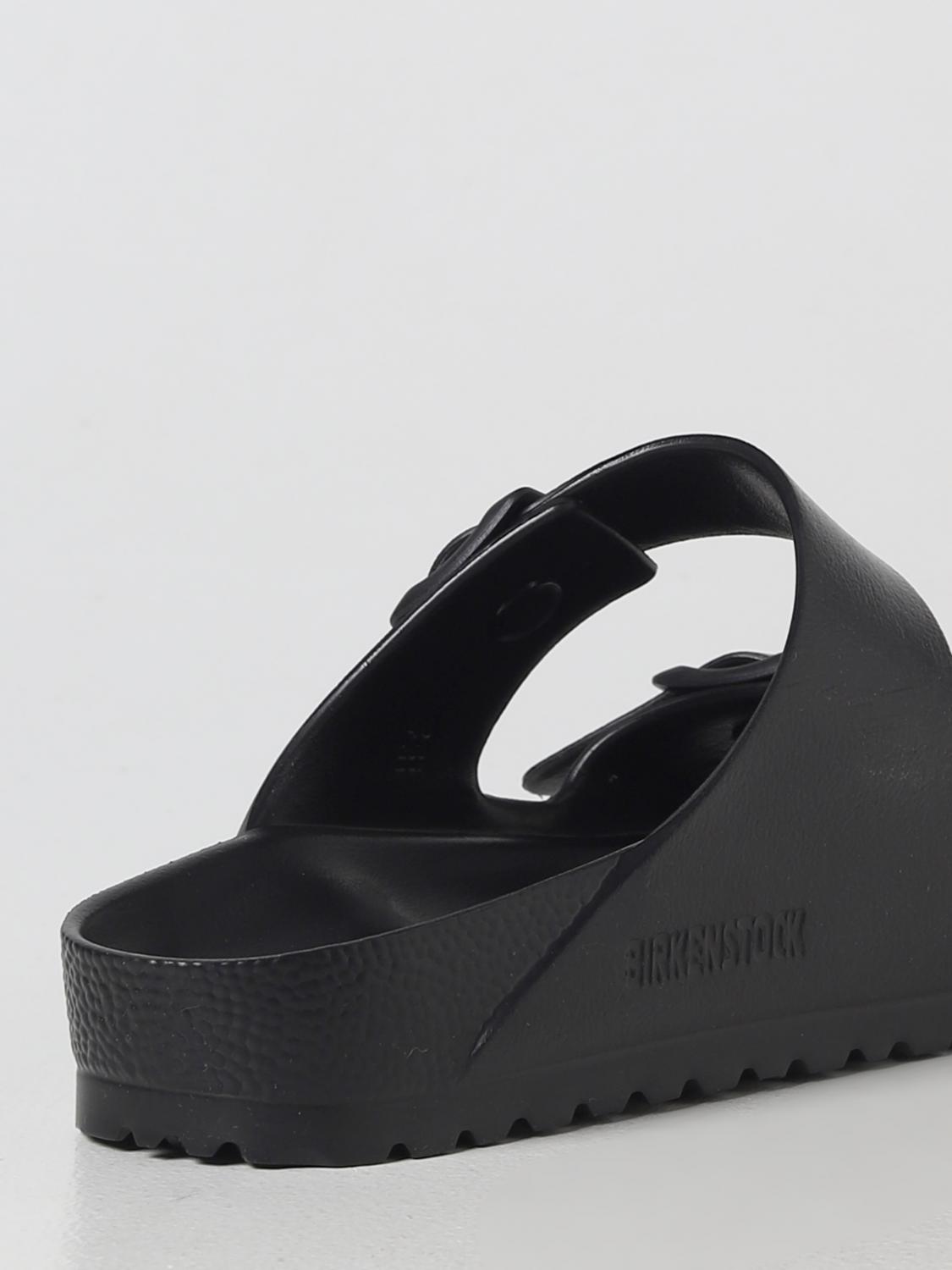 BIRKENSTOCK FLACHE SANDALEN: Schuhe damen Birkenstock, Schwarz - Img 3