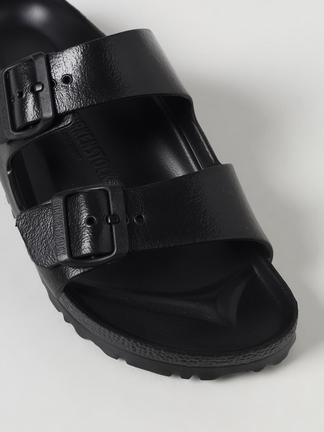 BIRKENSTOCK FLACHE SANDALEN: Schuhe damen Birkenstock, Schwarz - Img 4