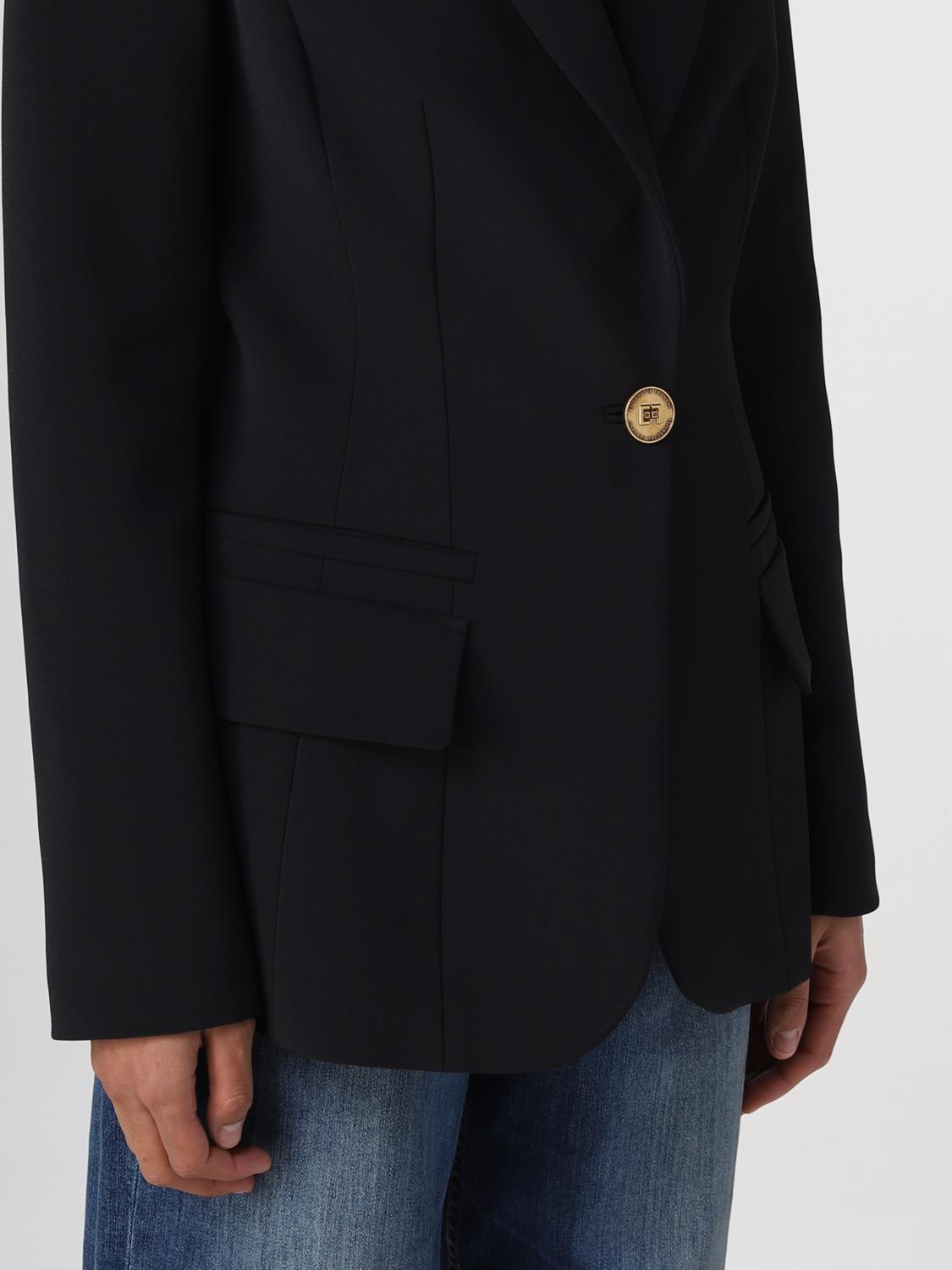 ELISABETTA FRANCHI BLAZER: Blazer damen Elisabetta Franchi, Schwarz - Img 4