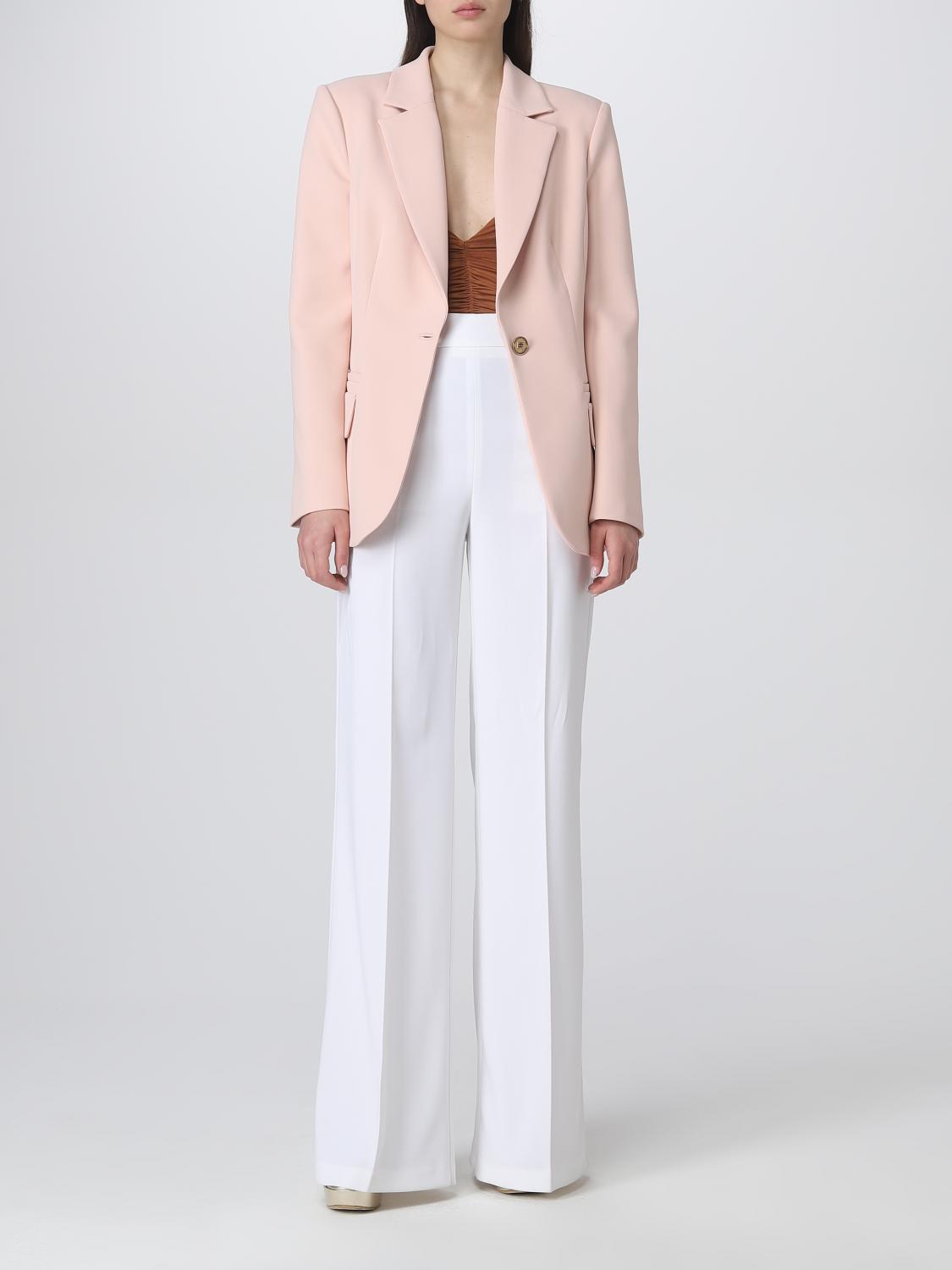 ELISABETTA FRANCHI AMERICANA: Americana mujer Elisabetta Franchi, Rosa Pálido - Img 2