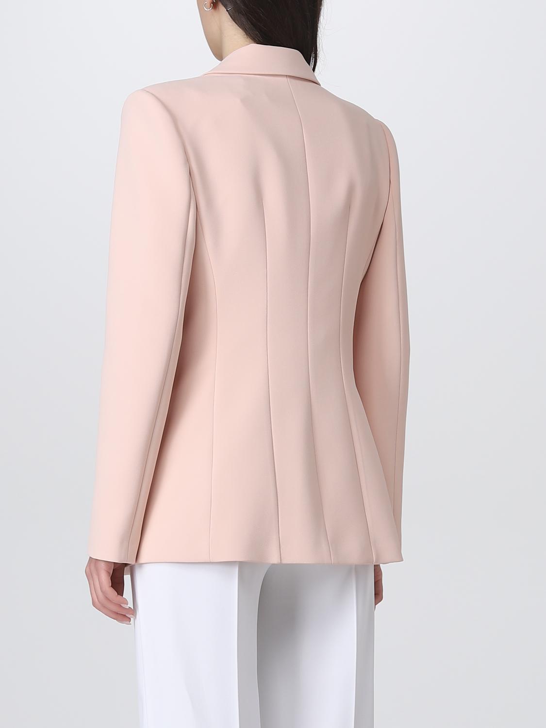 ELISABETTA FRANCHI AMERICANA: Americana mujer Elisabetta Franchi, Rosa Pálido - Img 3
