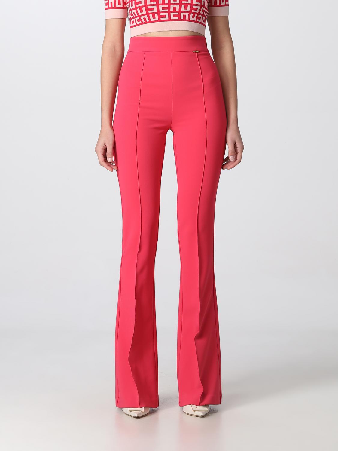 ELISABETTA FRANCHI PANTALONES: Pantalón mujer Elisabetta Franchi, Fucsia - Img 1