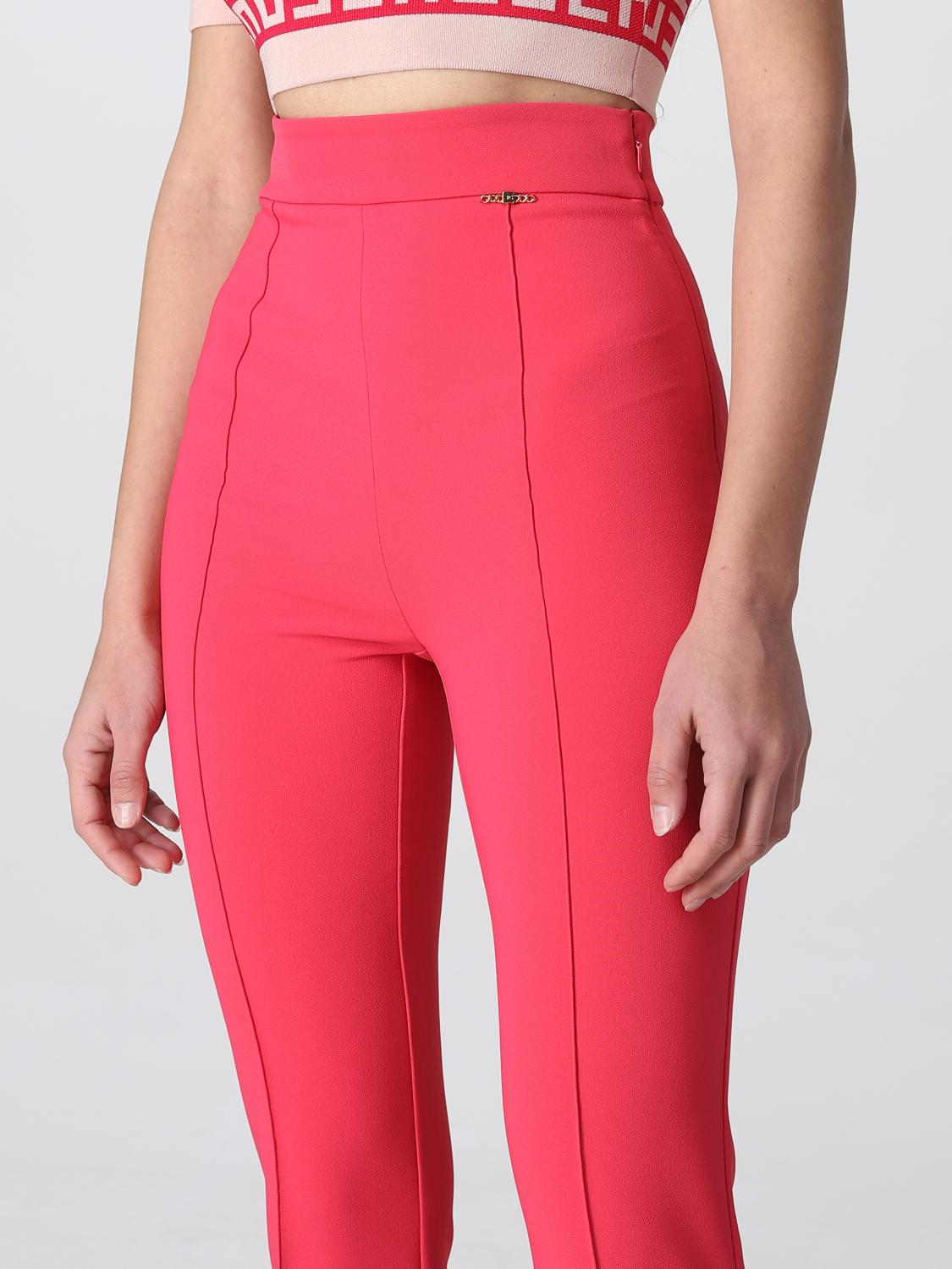 ELISABETTA FRANCHI PANTALONES: Pantalón mujer Elisabetta Franchi, Fucsia - Img 4