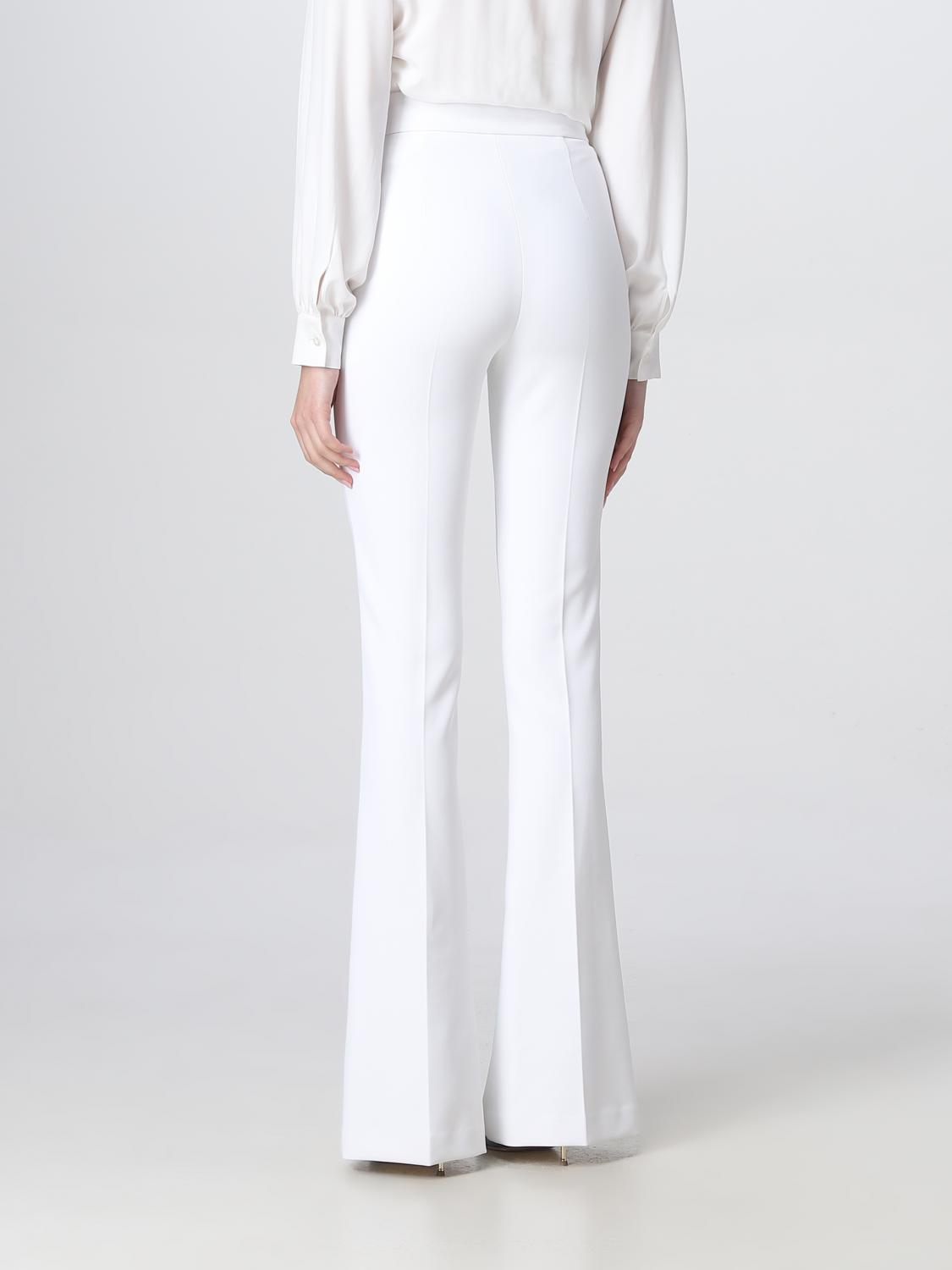 ELISABETTA FRANCHI PANTALONES: Pantalón mujer Elisabetta Franchi, Marfil - Img 2