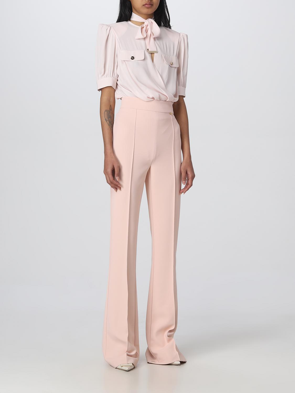 ELISABETTA FRANCHI PANTALONES: Pantalón mujer Elisabetta Franchi, Rosa Pálido - Img 2