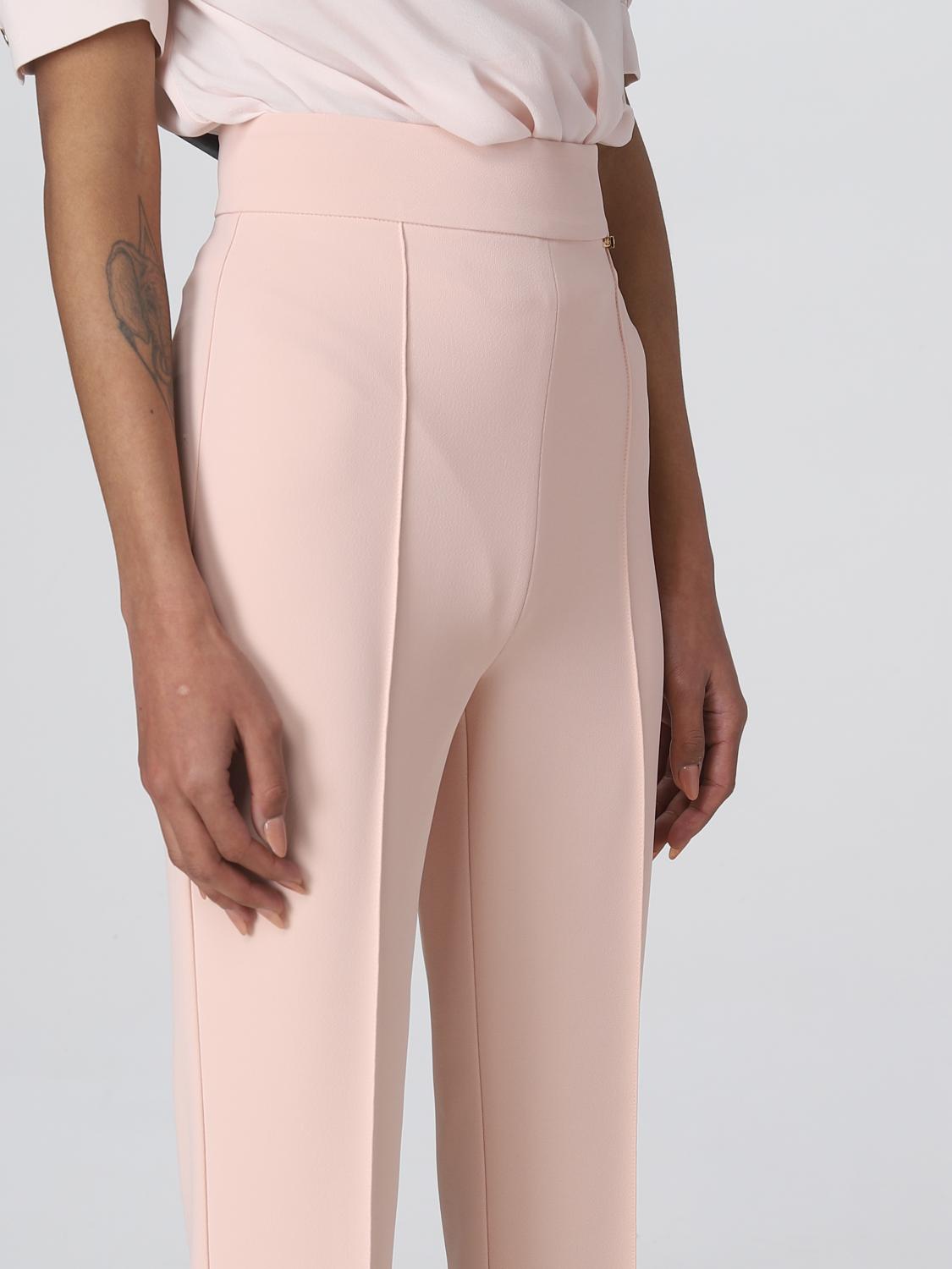 ELISABETTA FRANCHI PANTALONES: Pantalón mujer Elisabetta Franchi, Rosa Pálido - Img 4