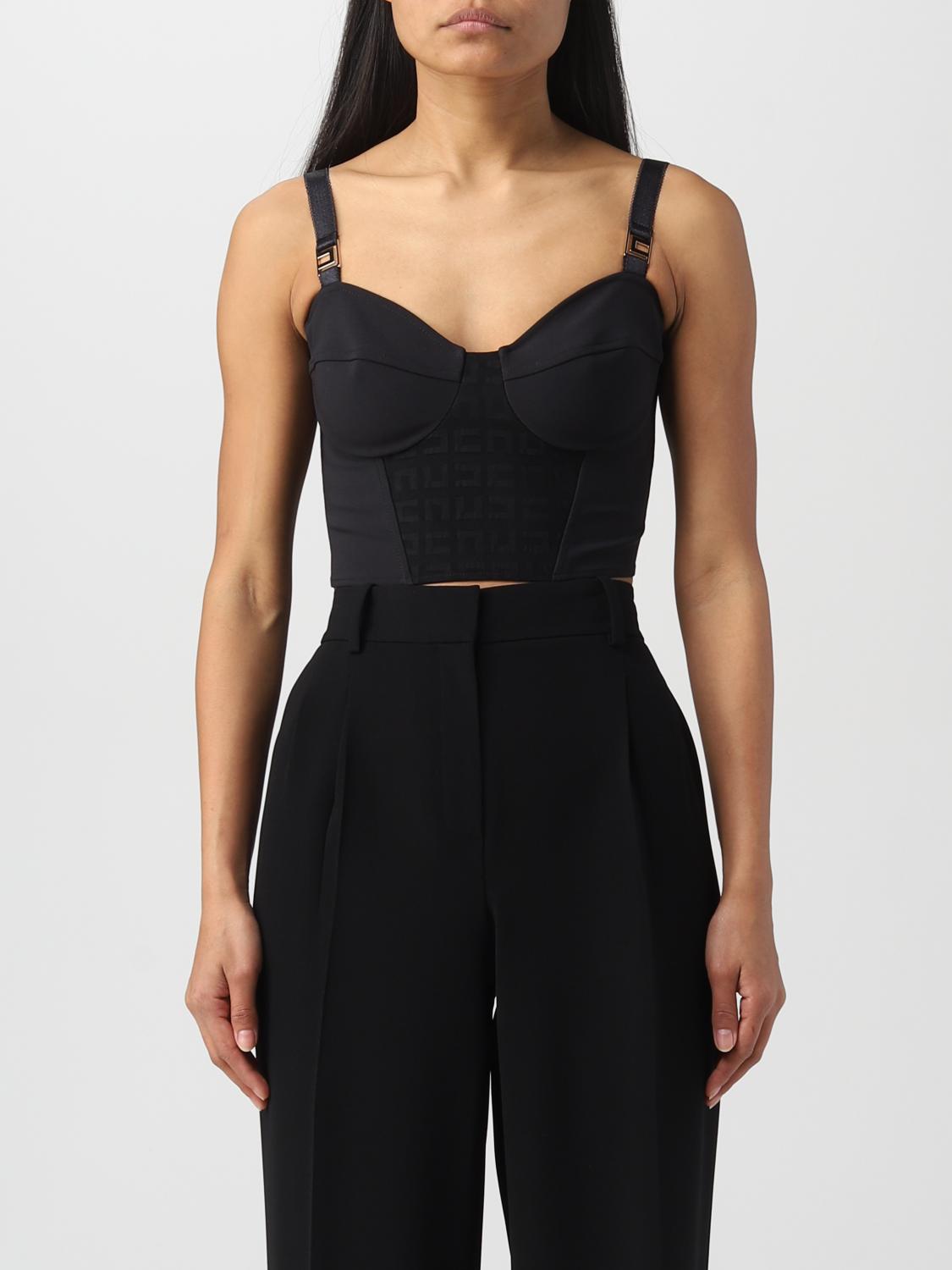 ELISABETTA FRANCHI TOP: Top damen Elisabetta Franchi, Schwarz - Img 1