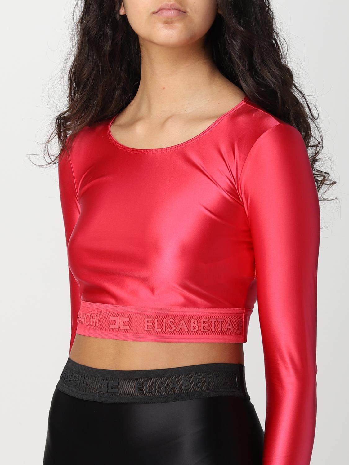 ELISABETTA FRANCHI TOP: Top Elisabetta Franchi in lycra, Fuxia - Img 4