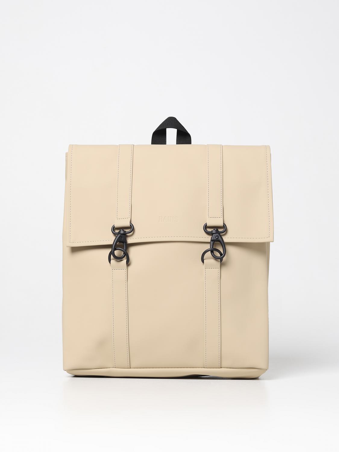 RAINS ZAINO: Zaino MSN Rains in gomma impermeabile, Sabbia - Img 1